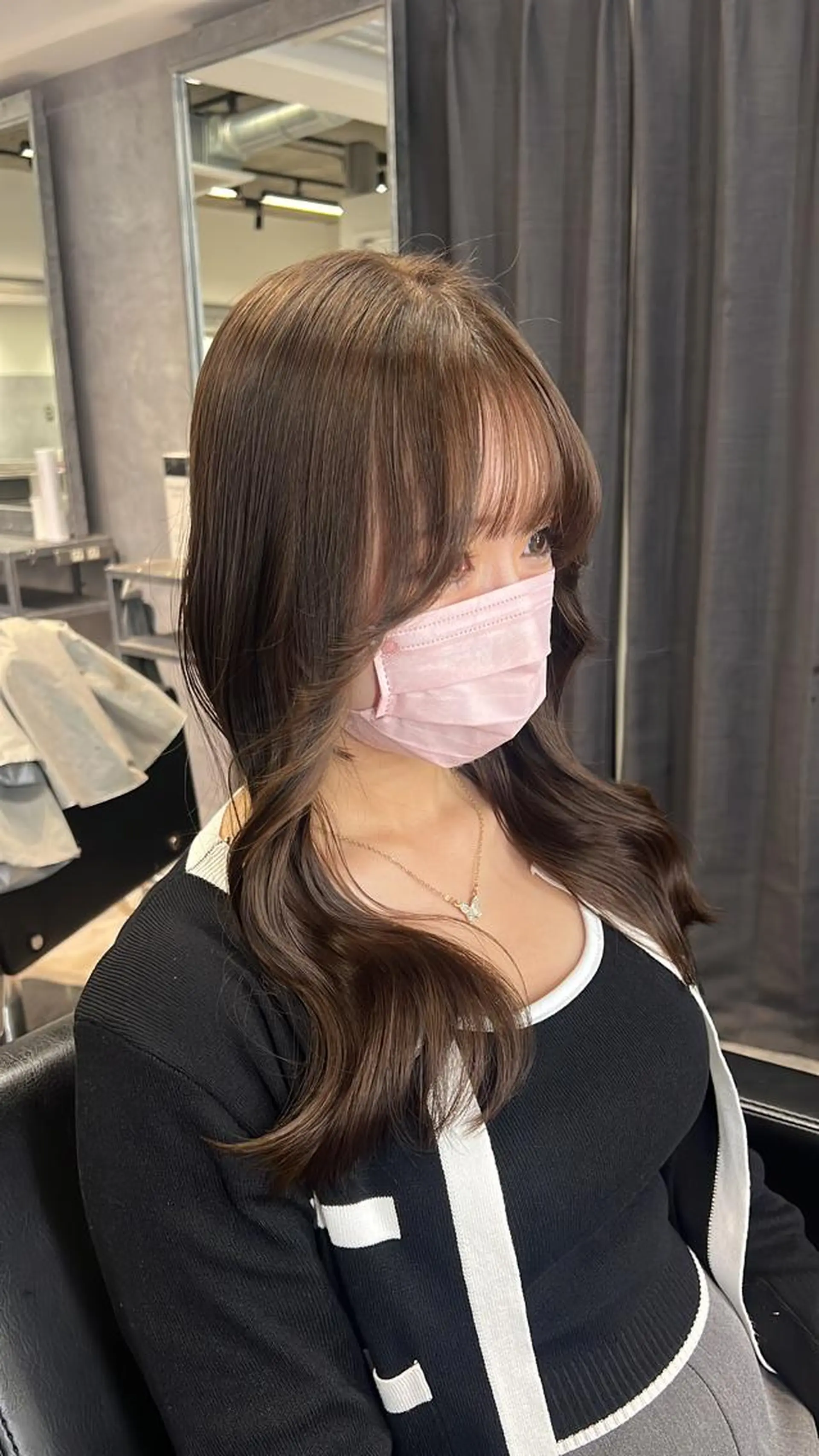 ロング カラー mimiiy梅田 中崎町ハイトーンのヘアスタイル