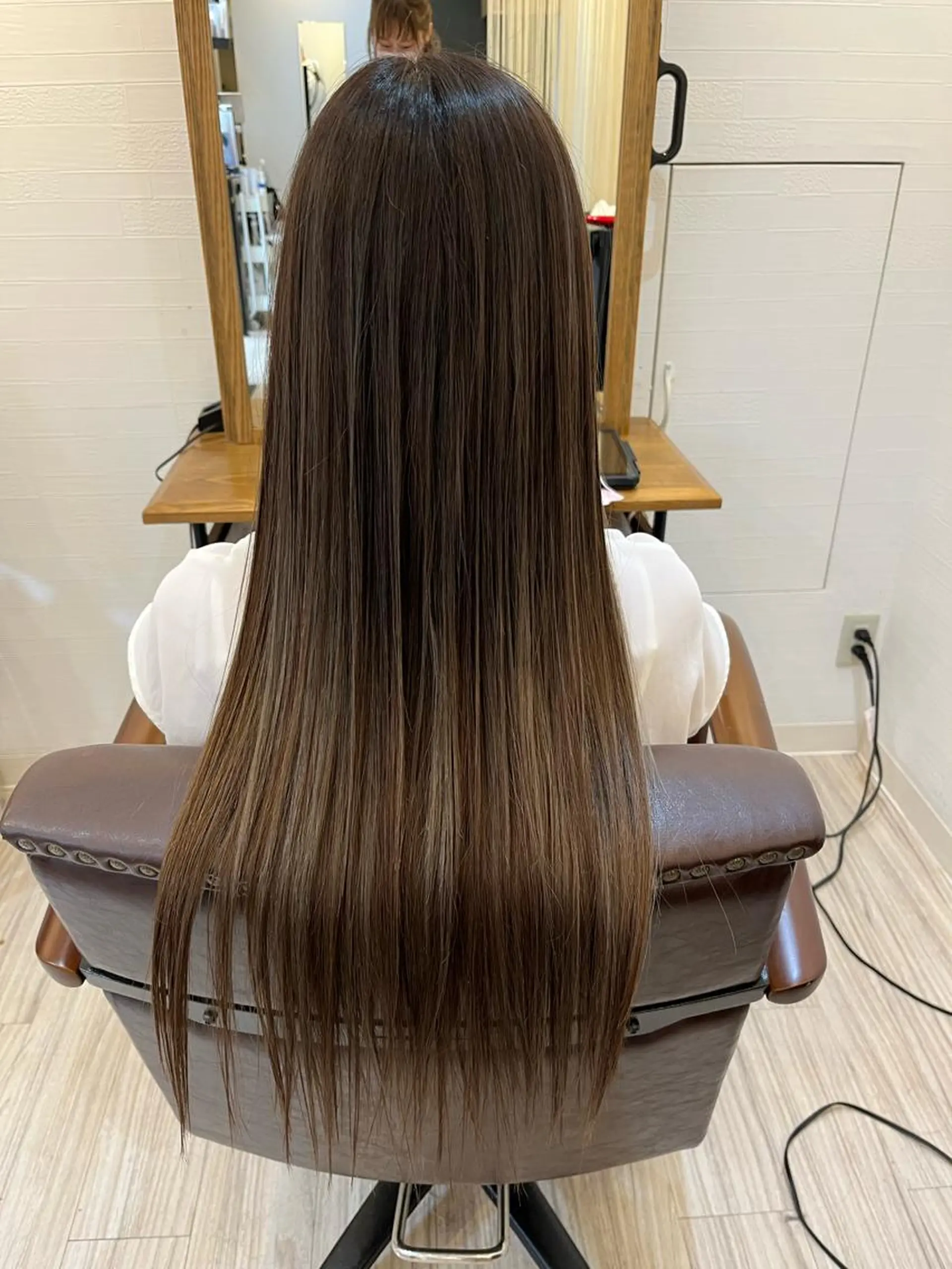 ロング 髪質改善 レイヤーカット トリートメント 髪質改善✨透明感 Kaoriのヘアスタイル