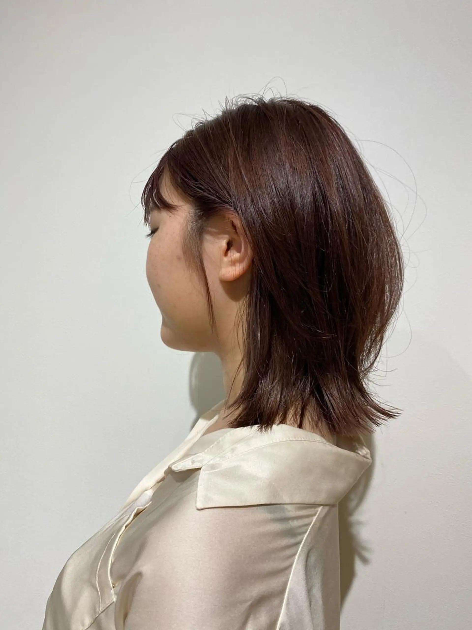 ミディアム くびれヘア くびれレイヤー レイヤーカット 美容室ANY所属・トップスタイリスト 赤塚蓉子のヘアスタイル