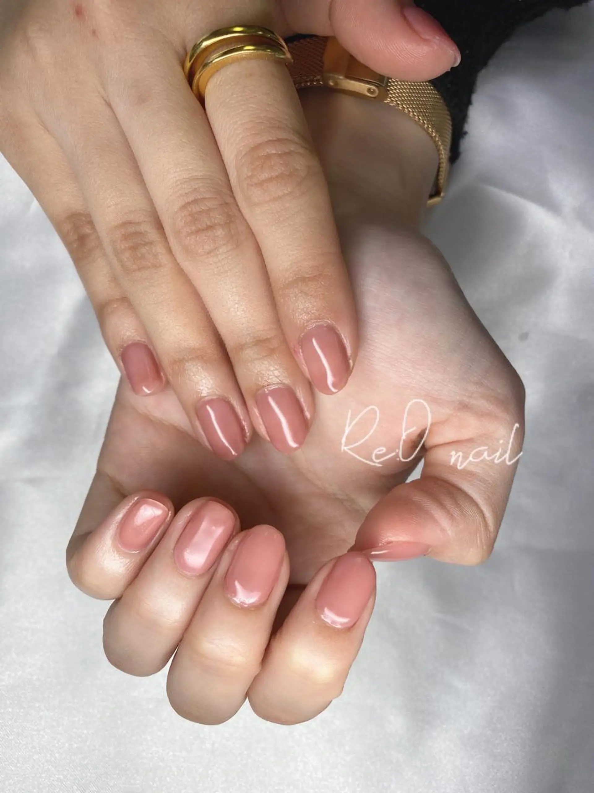 ネイル ピンク ハンドネイル Re:Ø nail 🩵TSUJIのネイルデザイン