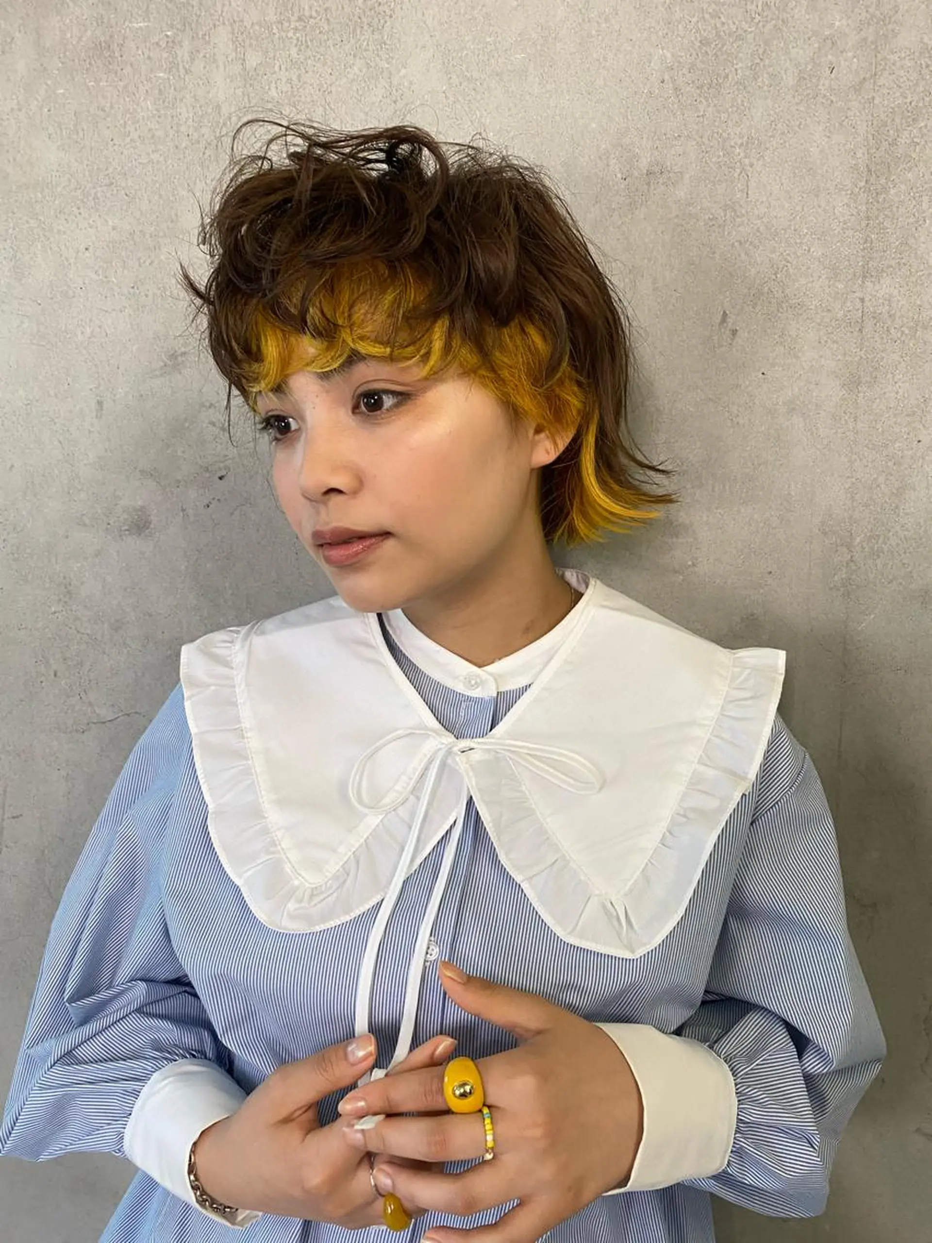 ショート カット ヘアカラー トリートメント TELA HAIR 副代表🍃笹岡航太のヘアスタイル
