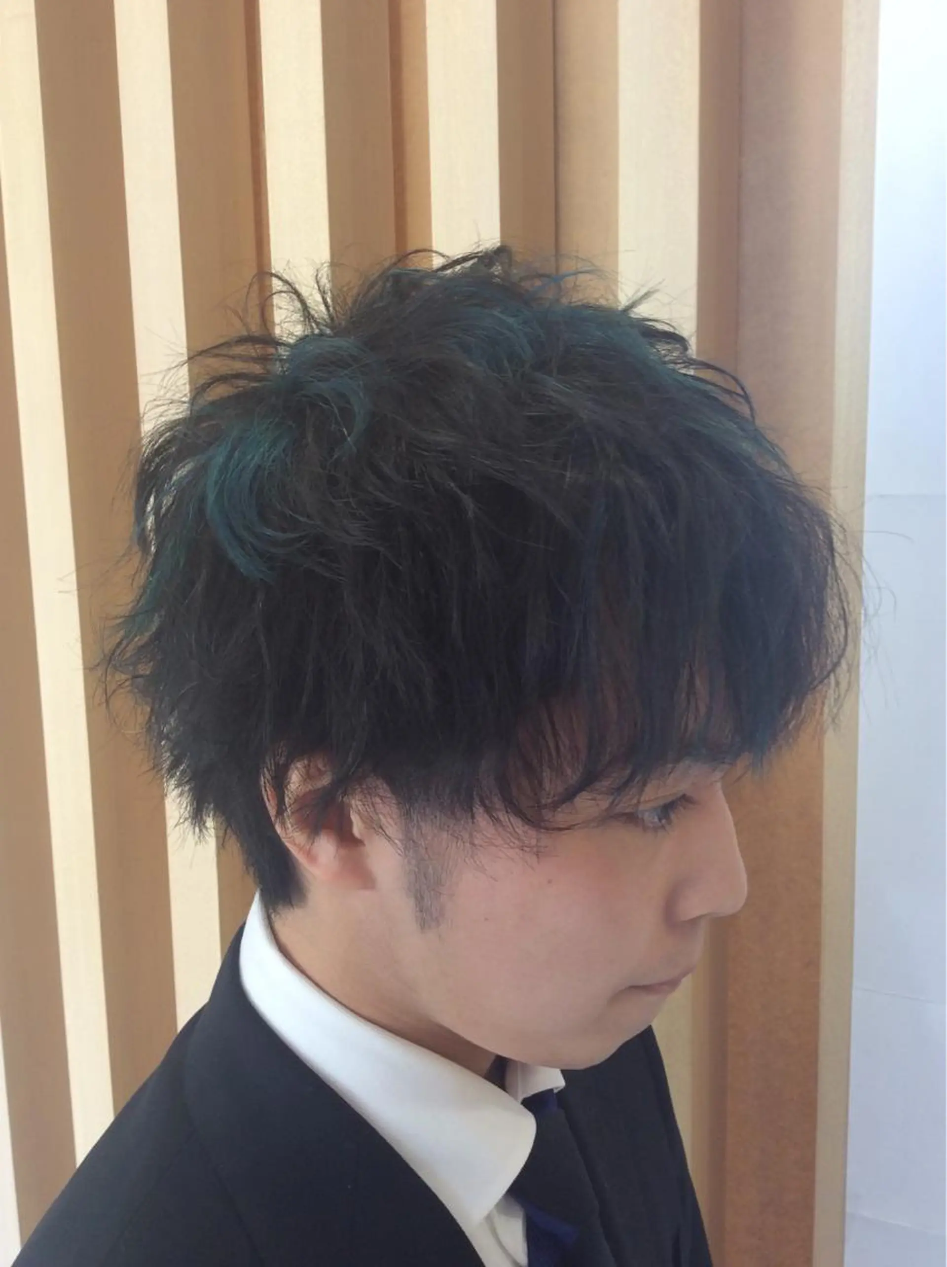 ショート メンズ メンズメッシュ カット パーマ 永井 大希のヘアスタイル