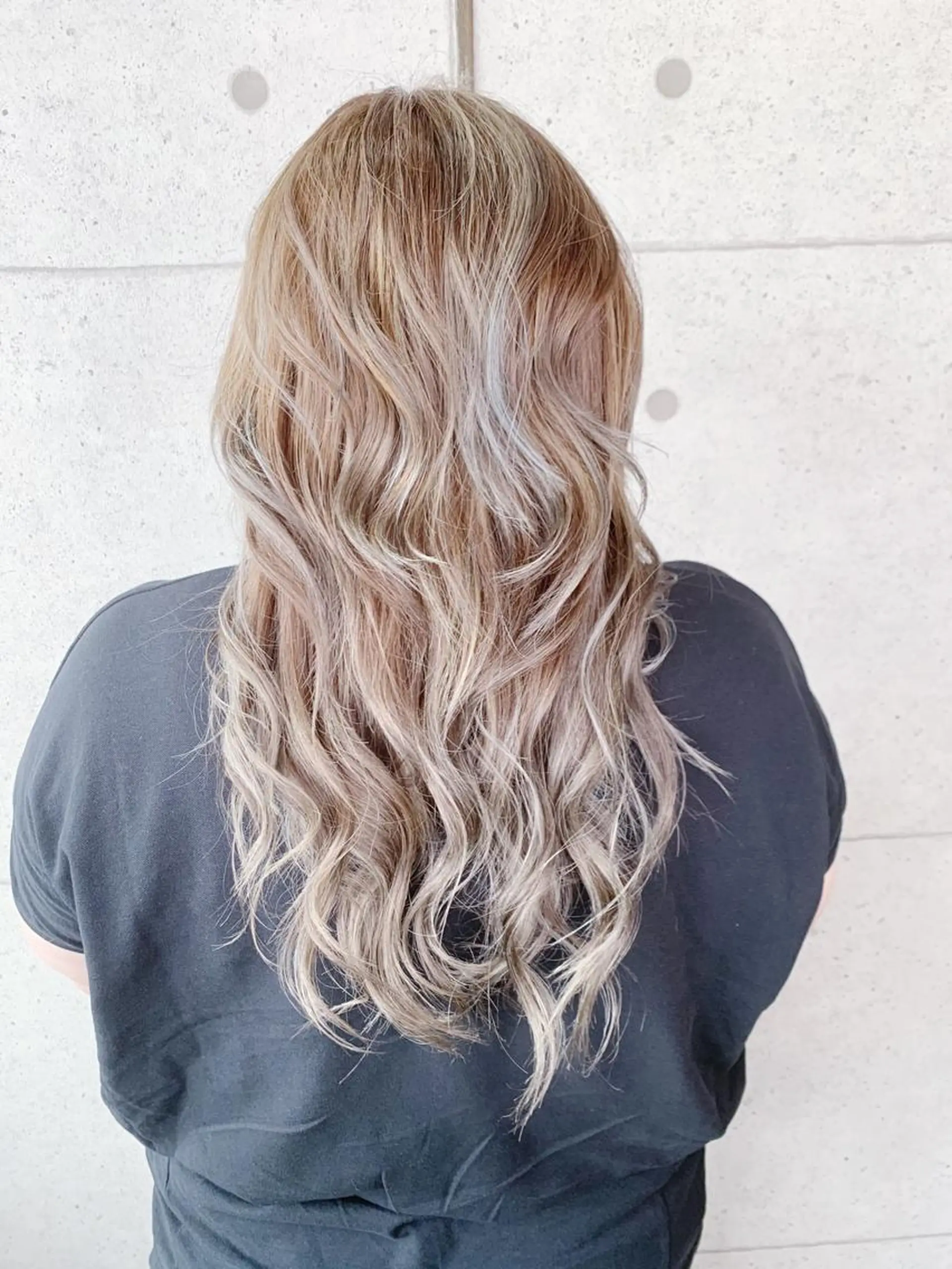 ロング ヘアカラー トリートメント 福森 みずきのヘアスタイル