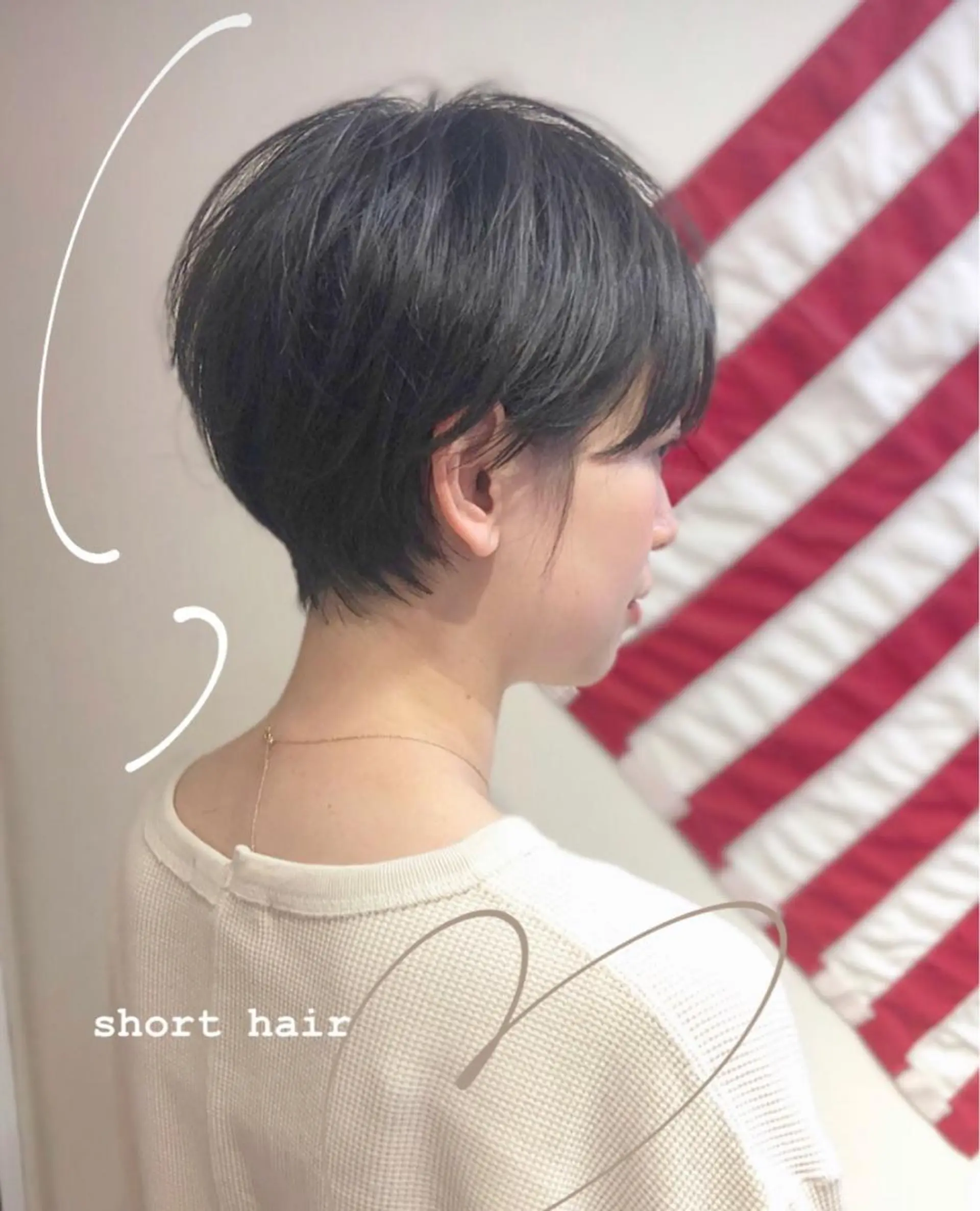 ショート 丸みショート ショートヘア カット 佐藤 奈佳子 サトウ ナカコのヘアスタイル