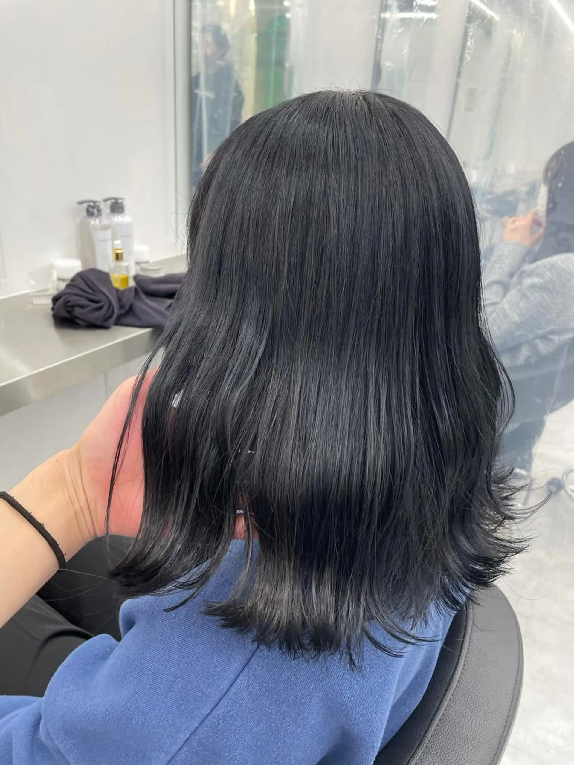 セミロング カラー ヘアアレンジ salowin新宿East3階所属・艶美髪/髪質改善 /縮毛矯正/木元渓太のヘアスタイル