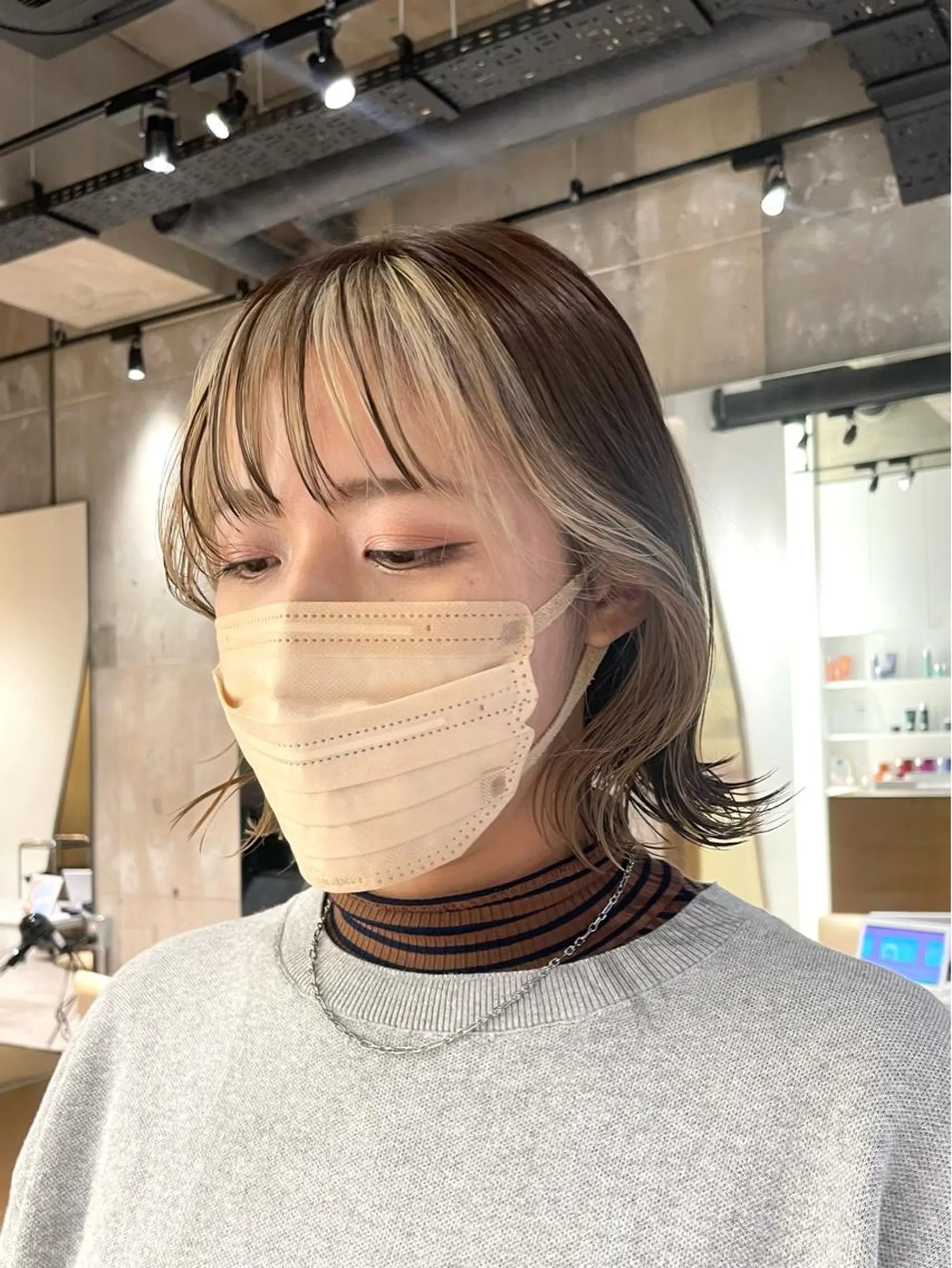 ミディアム カラー 美髪矯正/ハイトーン 🪸🩰ヒナコのヘアスタイル