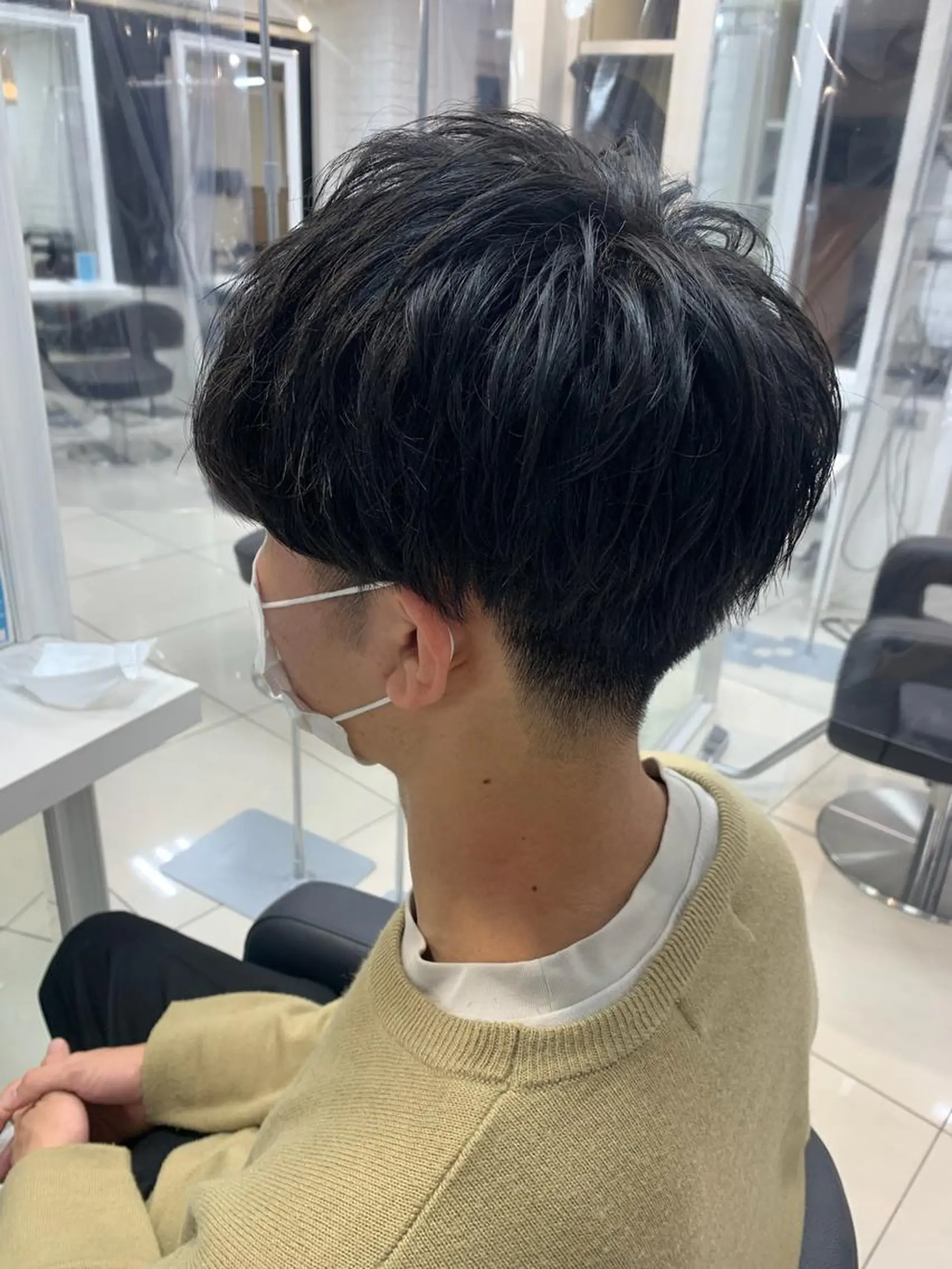 ショート メンズ マッシュ カット メンズ縮毛矯正🦊ハ イトーン　RYOKAのヘアスタイル