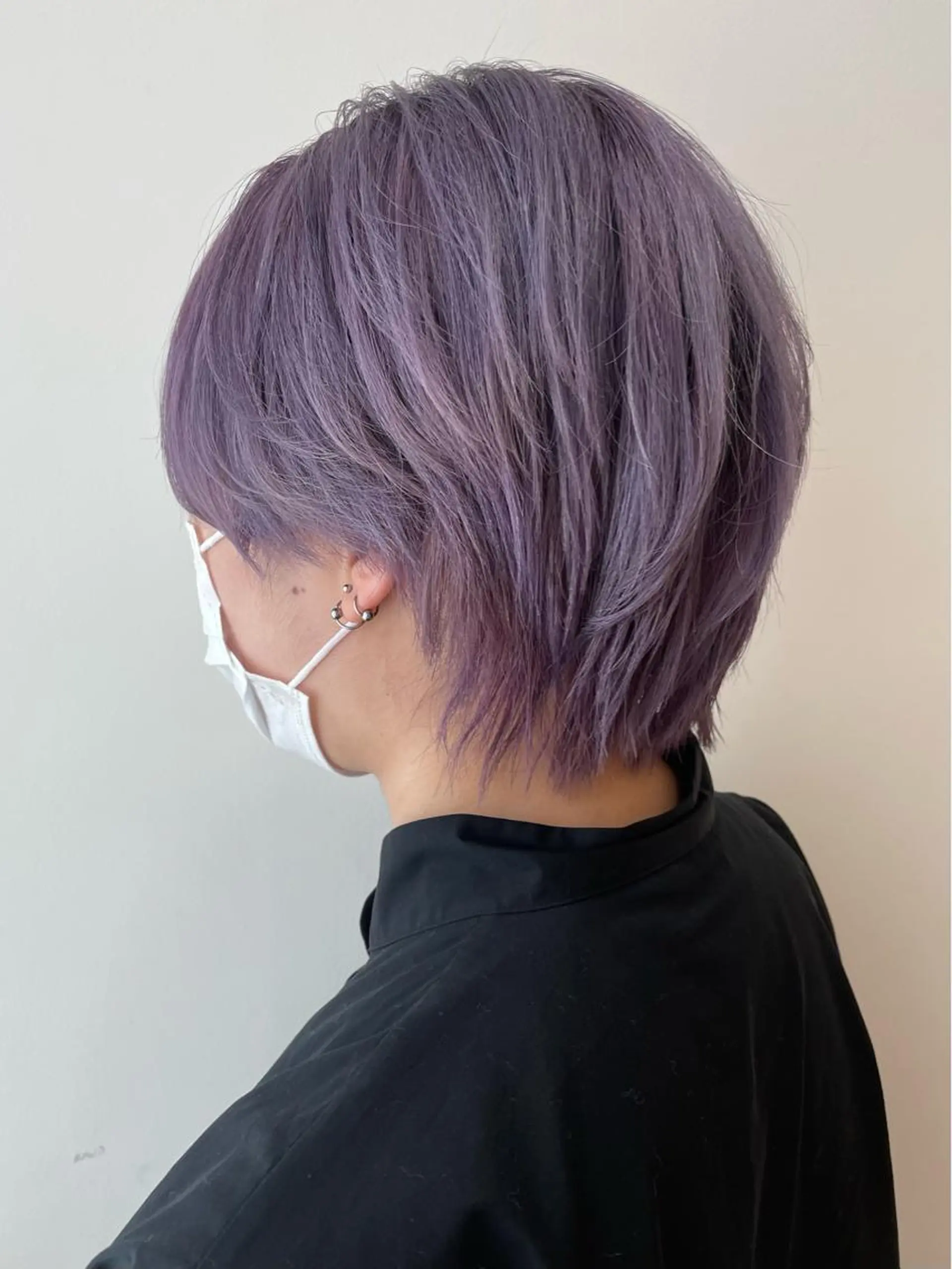 ミディアム パープルカラー 棚橋 光海のヘアスタイル