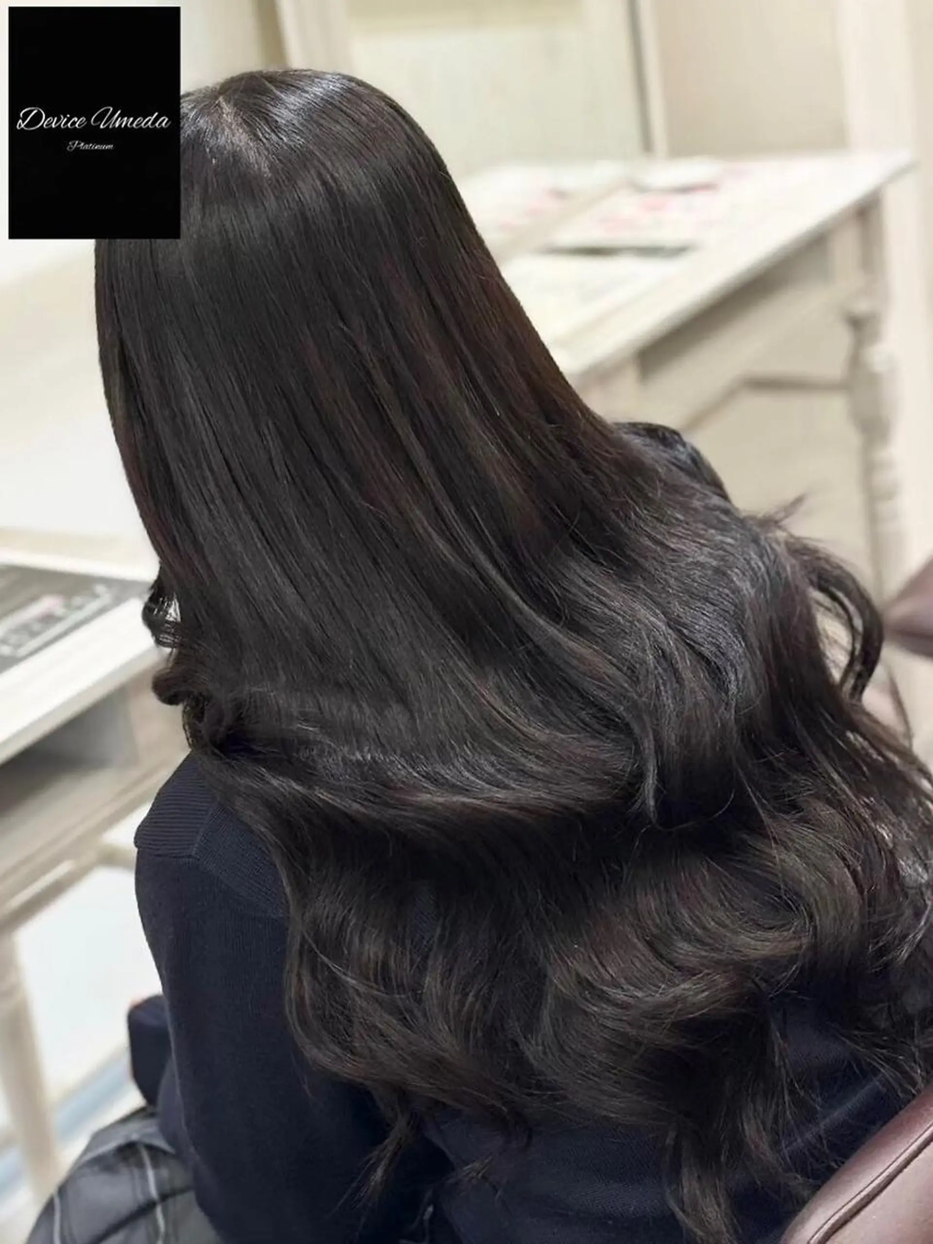ロング メンズ ヘアアレンジ カラー レミーエクステ大阪 Device梅田のヘアスタイル
