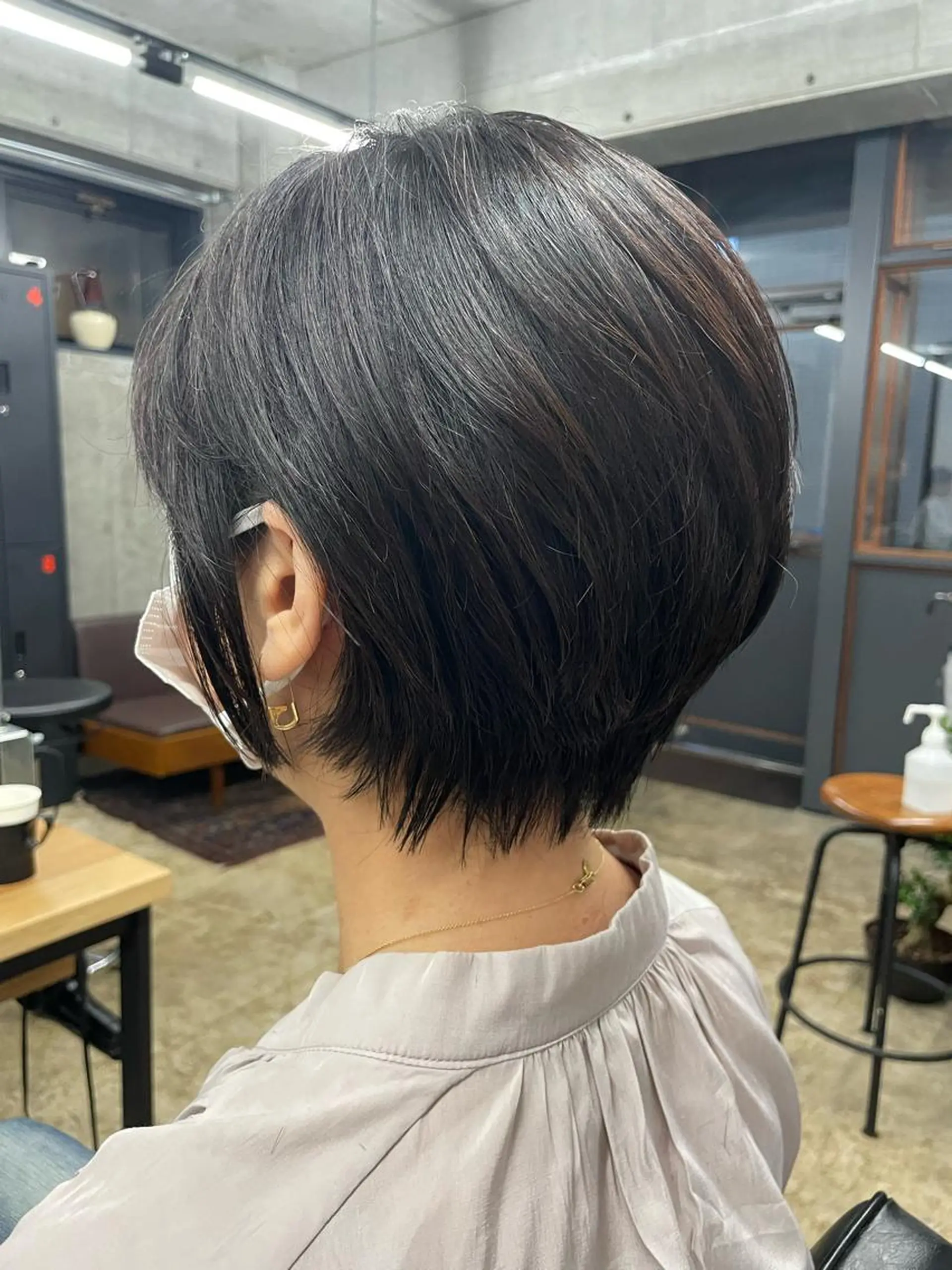 ショート カット トリートメント ボブ/透明感カラー EMIRIのヘアスタイル