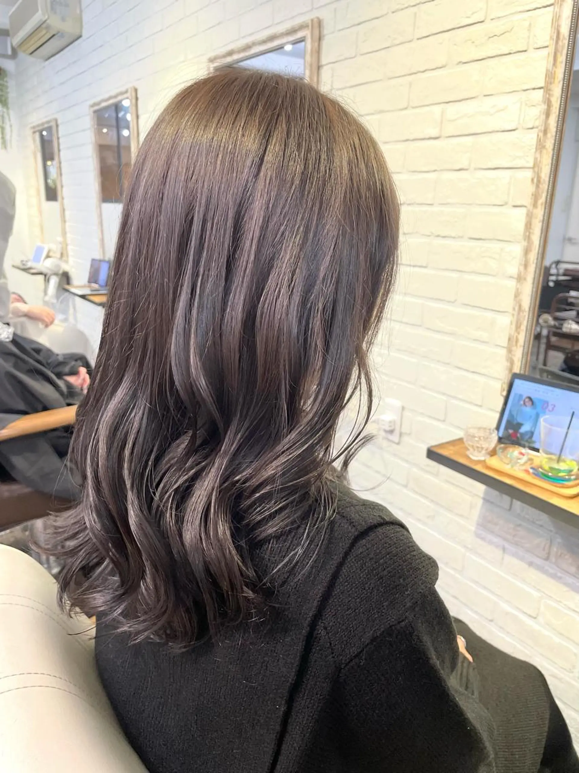 カラー ベージュカラー ショコラベージュ hair living Liko池袋東口店所属・✨透明感カラー🌱 上村　舜のヘアスタイル