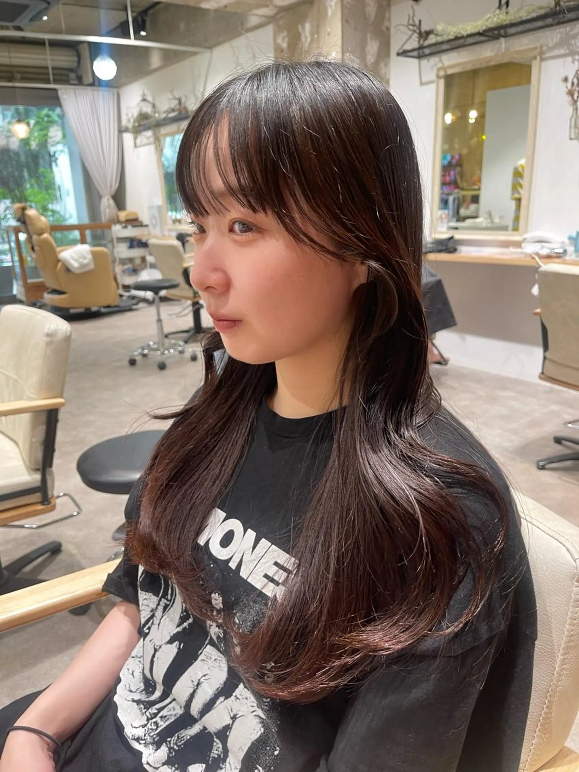 ロング カット ano @anomukuiのヘアスタイル