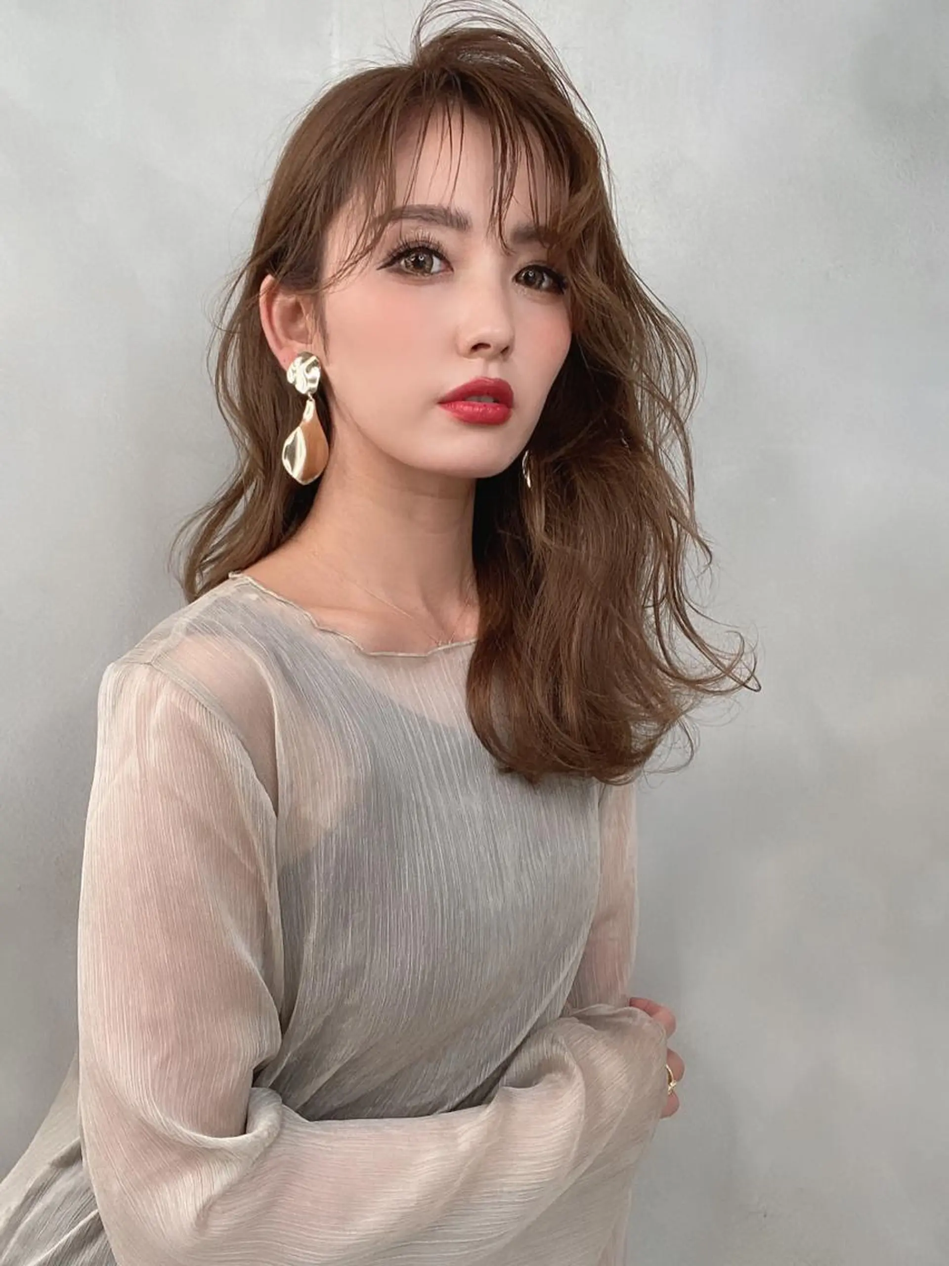 セミロング omocha hair salon所属・大嶋 伸吾のヘアスタイル