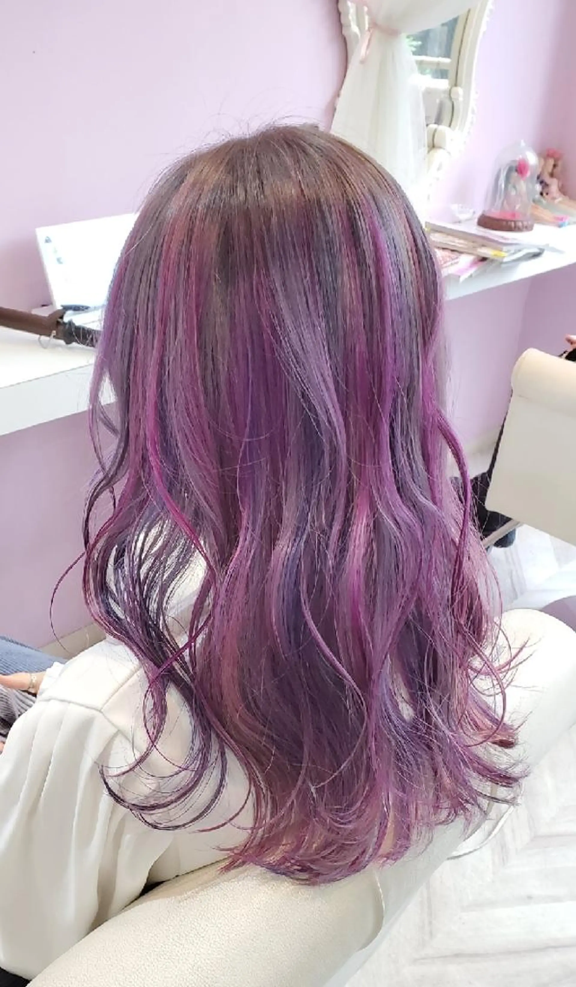ロング カラー ヘアアレンジ ユニコーンカラー ナカシマ  アユミのヘアスタイル