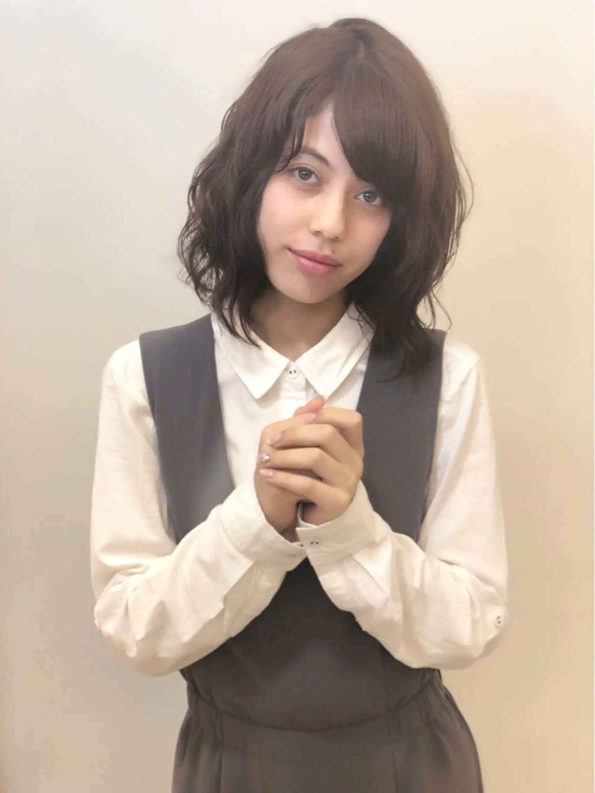 ショート カラー パーマ アッシュ アッシュブラウン ブラウンカラー 外国人風カラー ディレクター ノナカのヘアスタイル