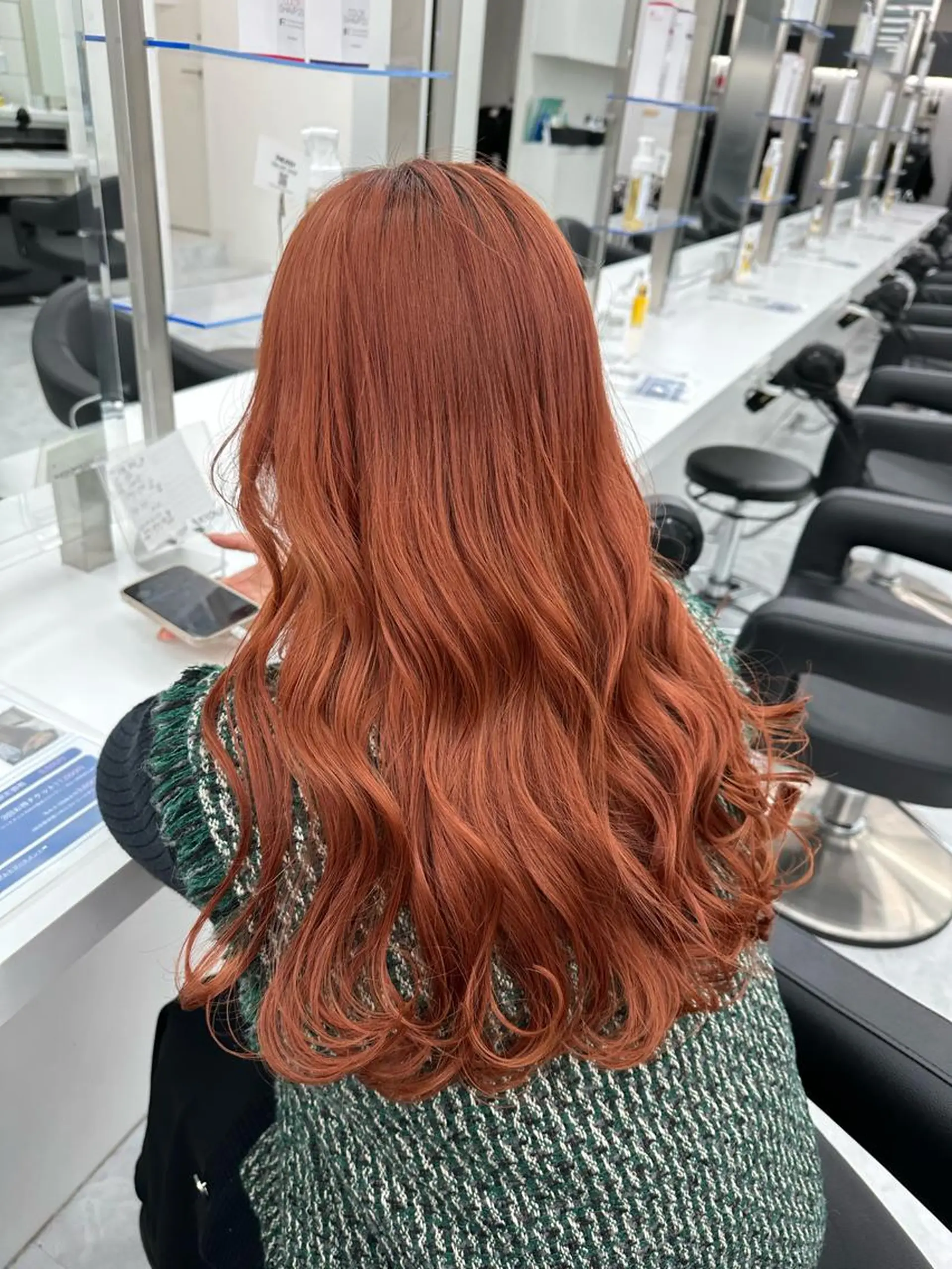 ロング カラー ケアブリーチ 韓国レイヤーKYONのヘアスタイル