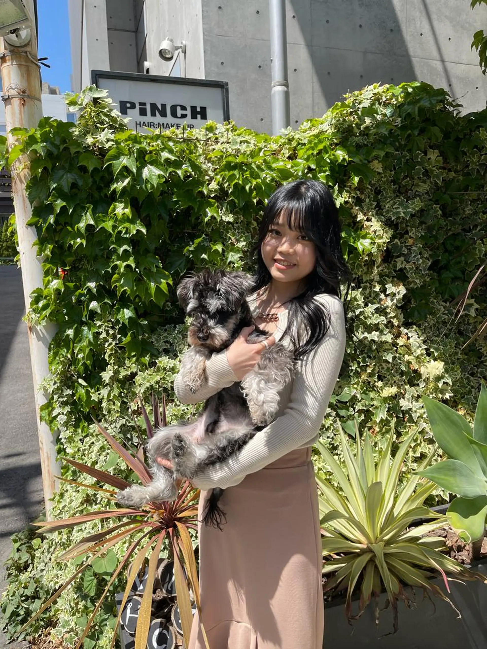 ロング DOG MANIA PiNCH所属・エイジング縮毛矯正 犬同伴可マルイチのヘアスタイル