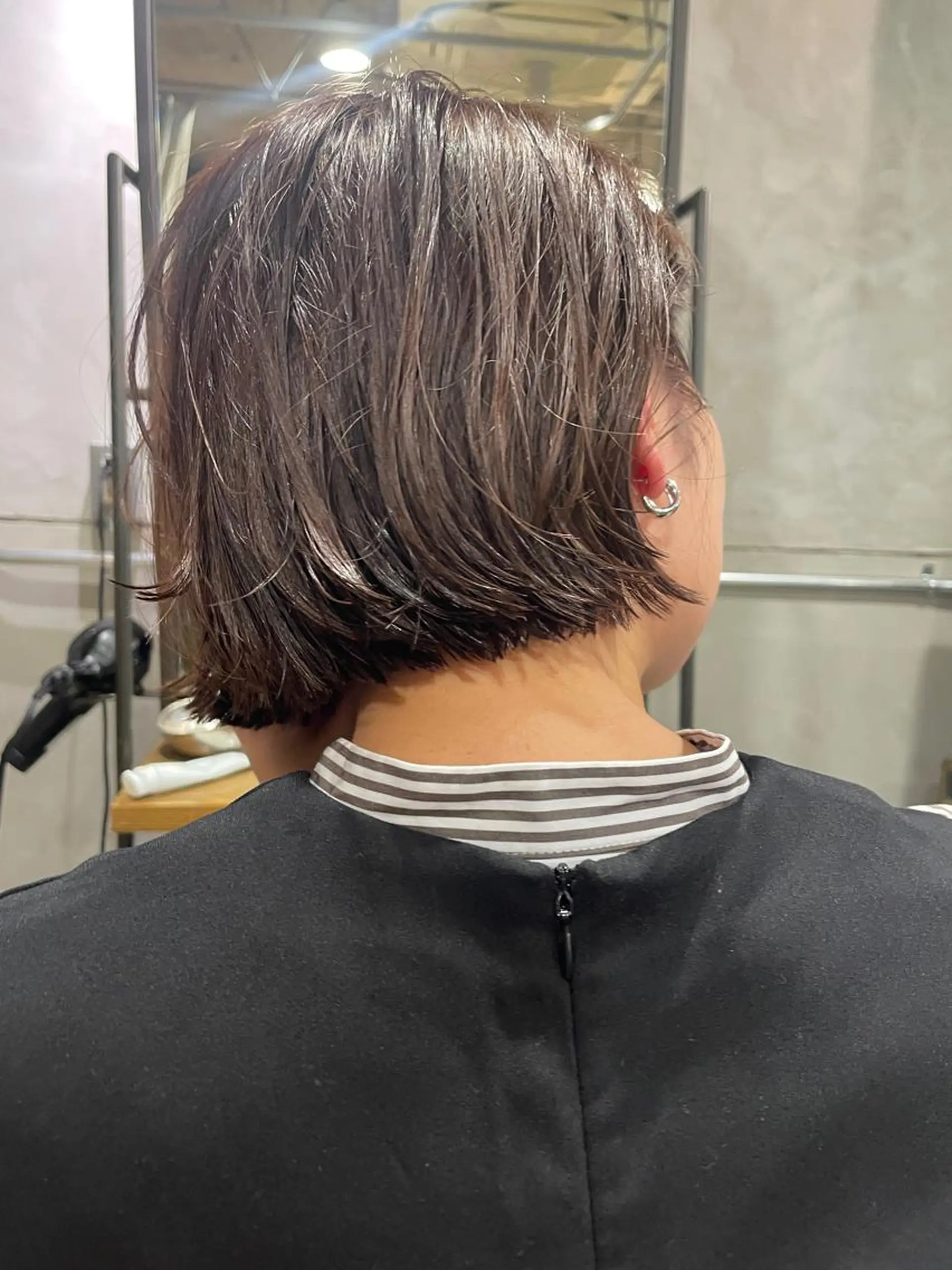ショート ボブ 外国人風カラー カット ヘアカラー トリートメント さの あやねのヘアスタイル