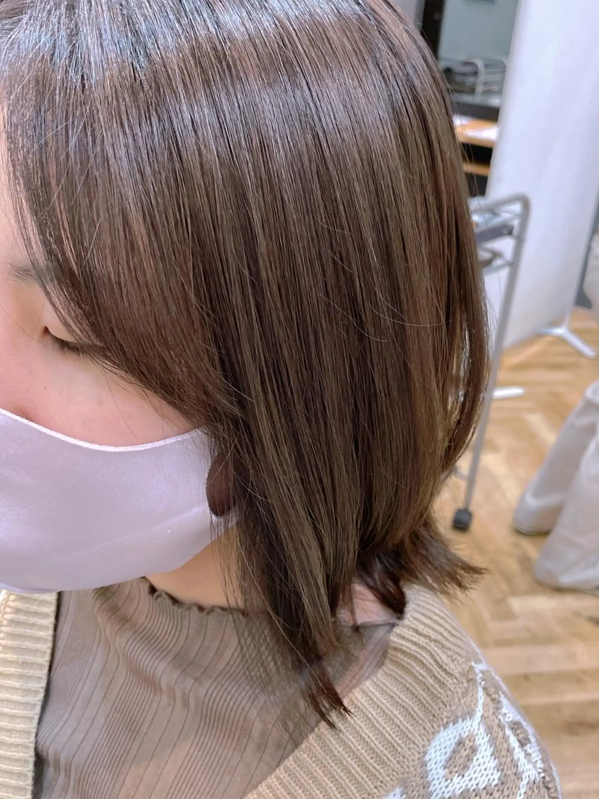 ショート カット ヘアカラー 韓国ヘア/レイヤー 🇰🇷/艶髪/長橋のヘアスタイル