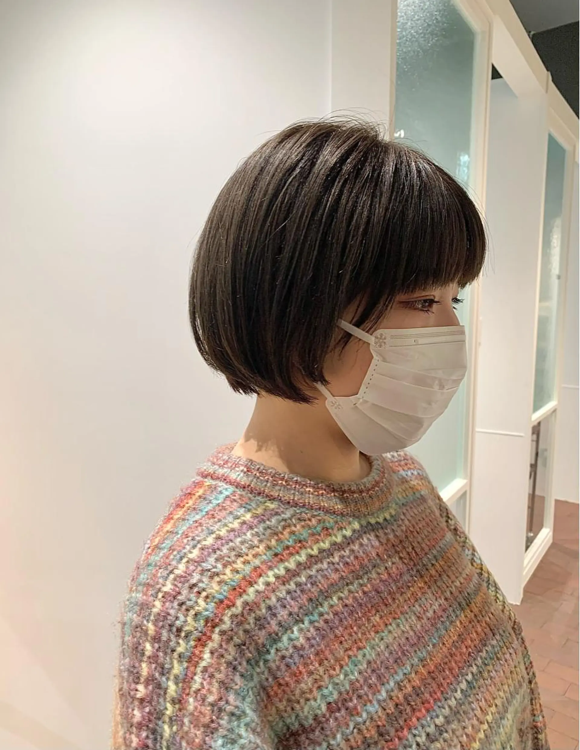 ショート カラー ヘアアレンジ ショートヘア カット ヘアカラー トリートメント GO TODAY SHAiRE SALON 梅田店所属・柔らかくすみカラー ボブ/ショートのヘアスタイル