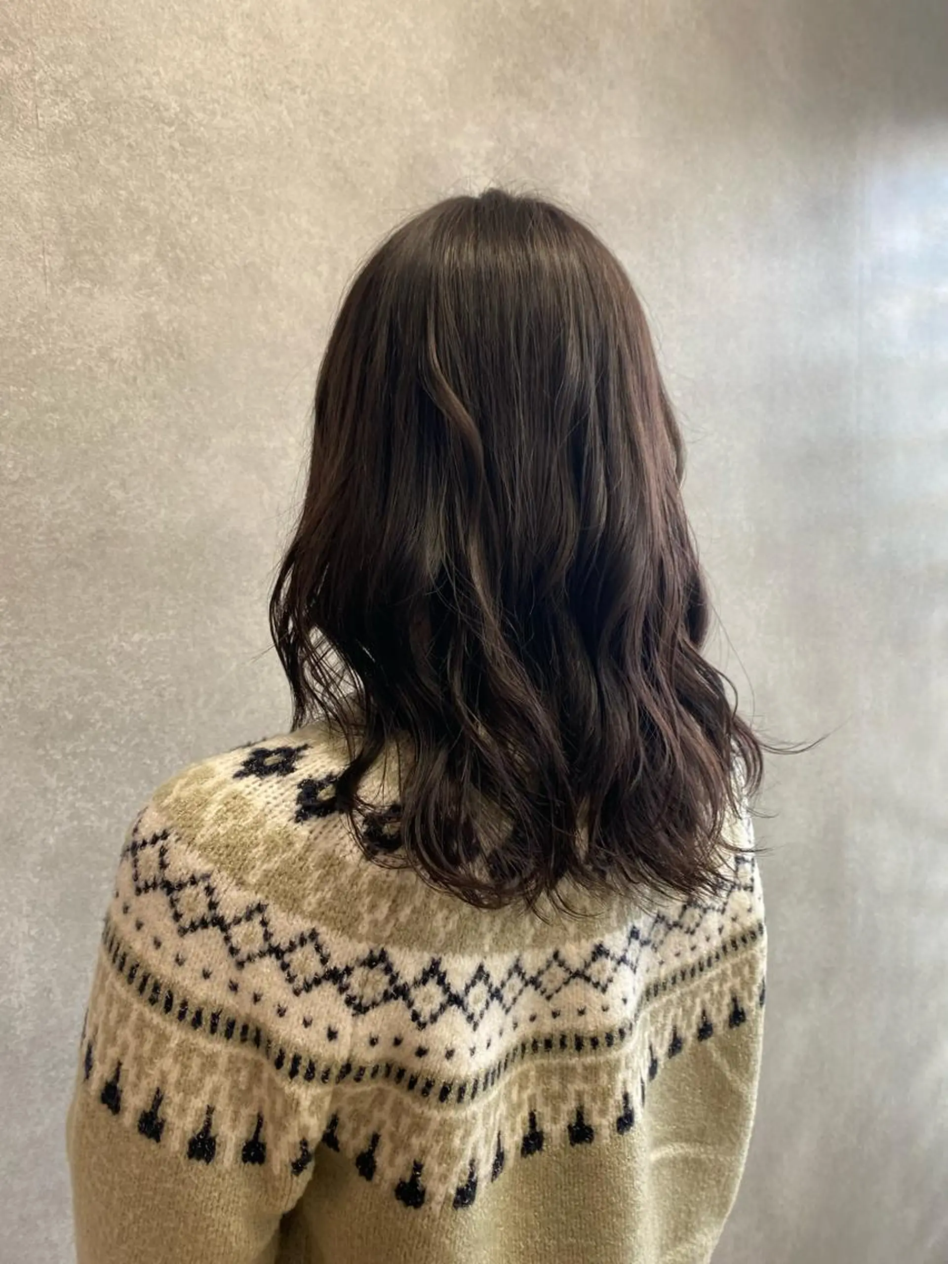 セミロング ヘアカラー Un Fleur所属・立野 希沙のヘアスタイル