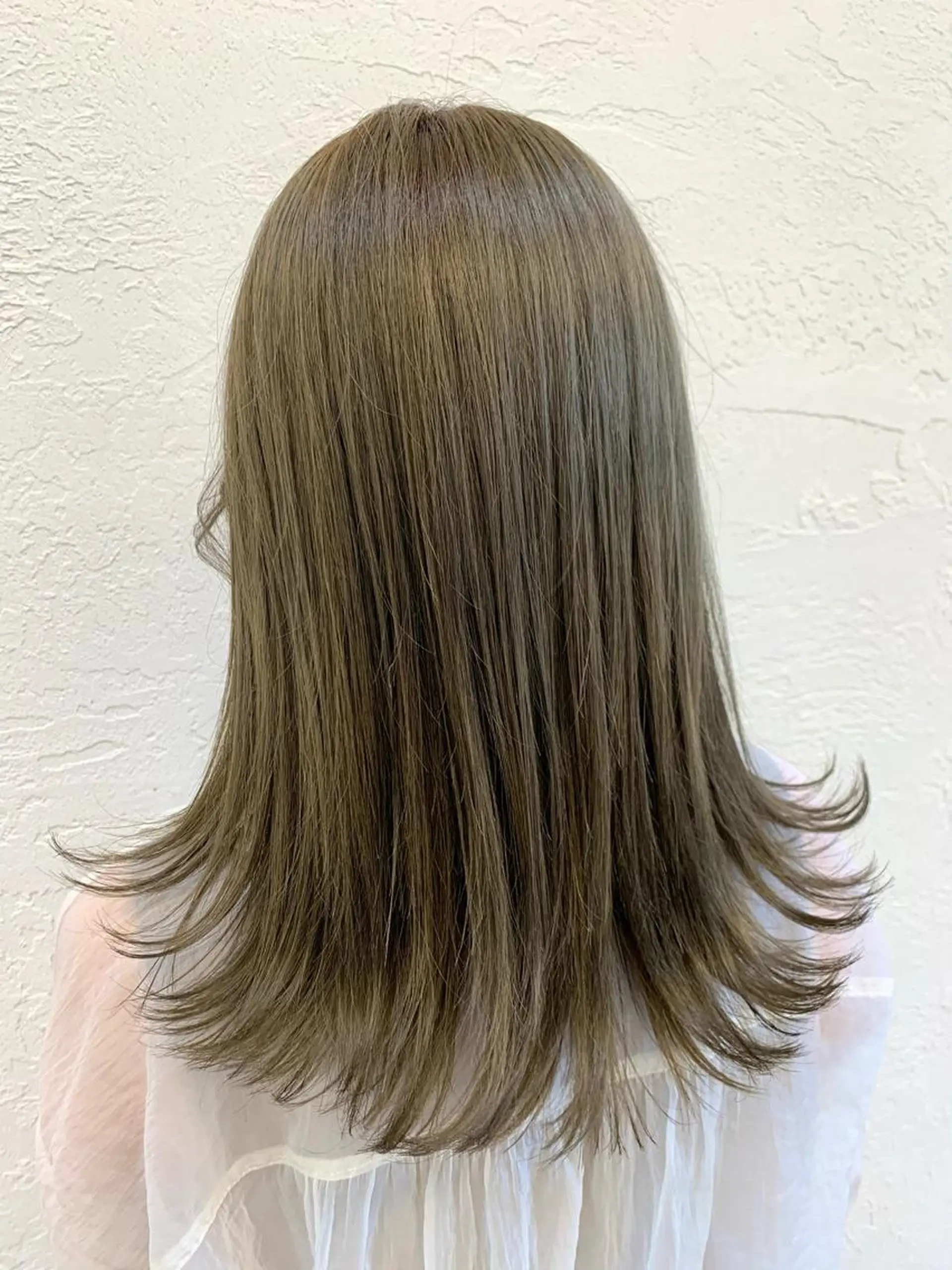 セミロング カラー カット ヘアカラー トリートメント ヘアセット レイヤー/透明感 🍃鈴木裕介のヘアスタイル