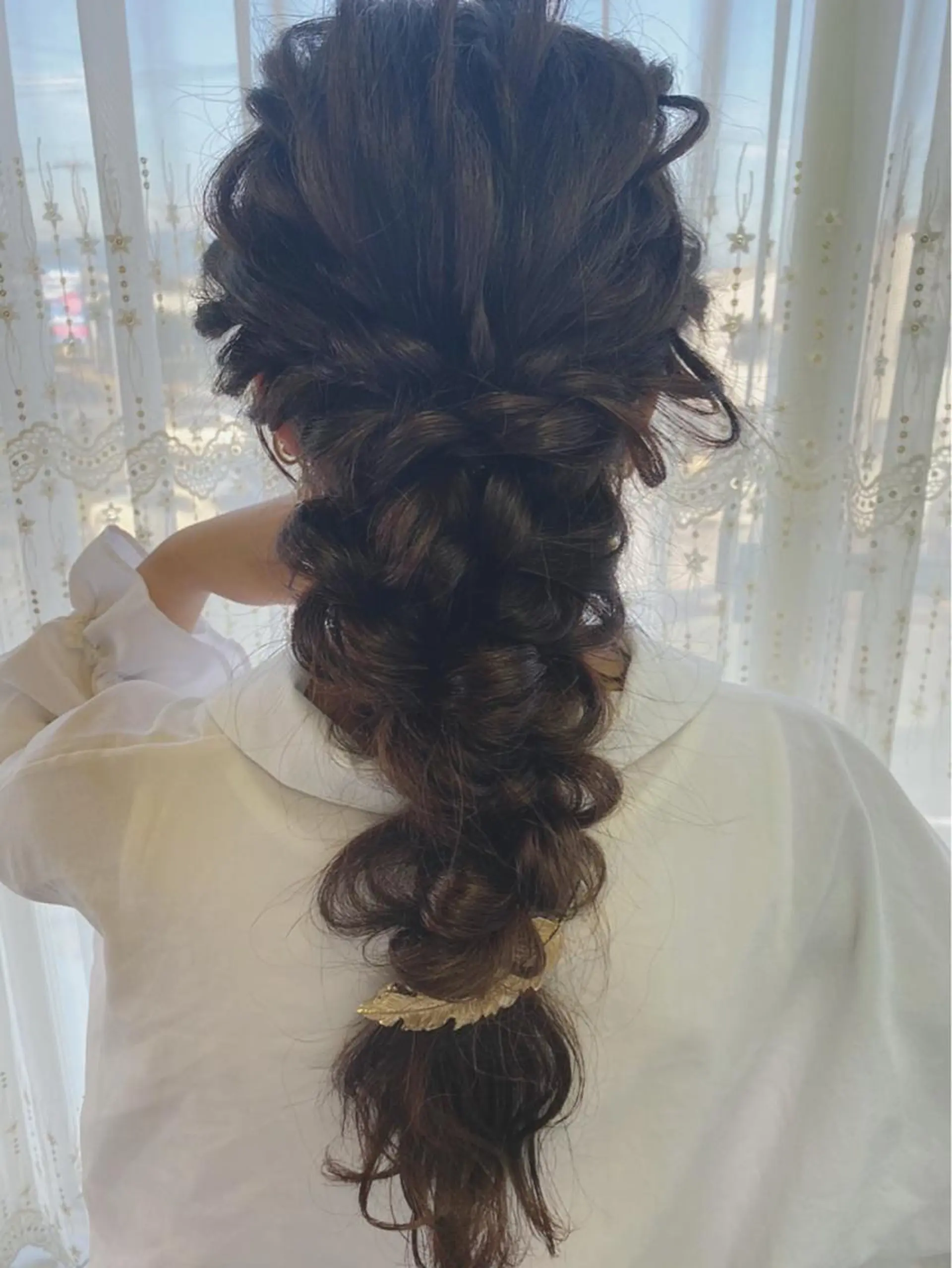 ロング カラー パーマ ヘアアレンジ メンズ ネイル アッシュ アッシュブラウン ブラウンカラー ブラウン 美容室 ソンリエのヘアスタイル