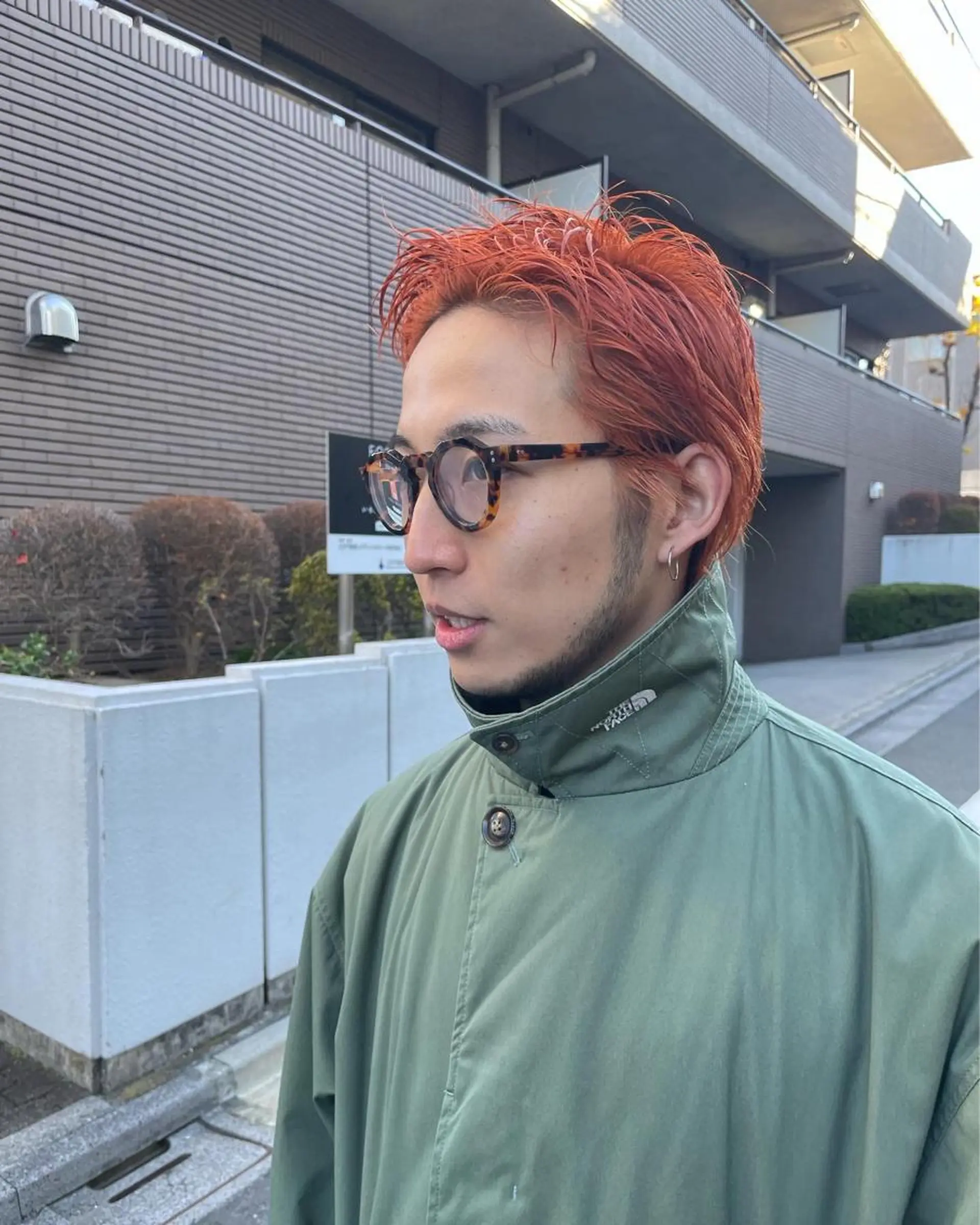 カラー ブリーチ オレンジ Riku /西荻窪のヘアスタイル