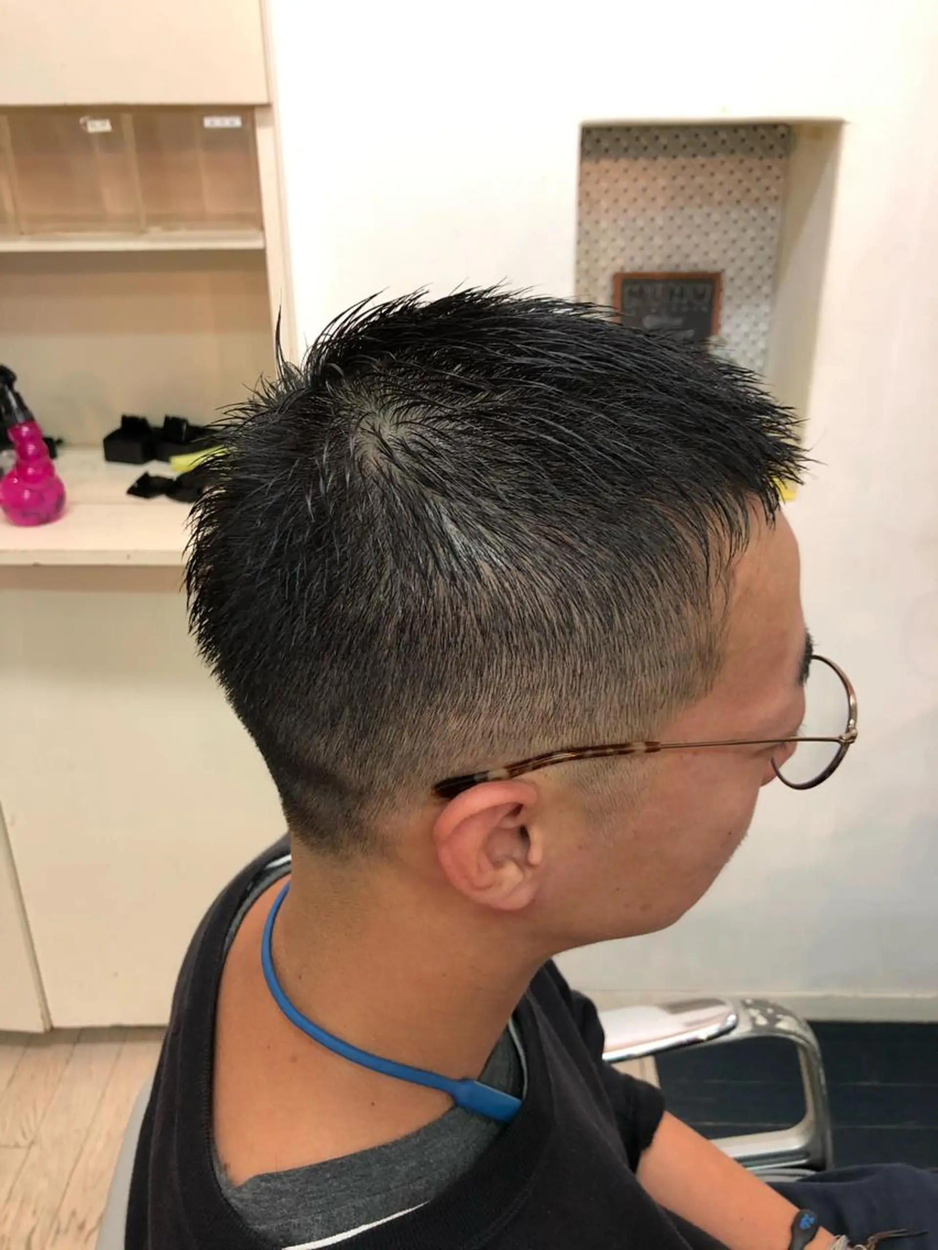 ショート メンズ カット ROBOT   PLUS所属・大野 悠平のヘアスタイル