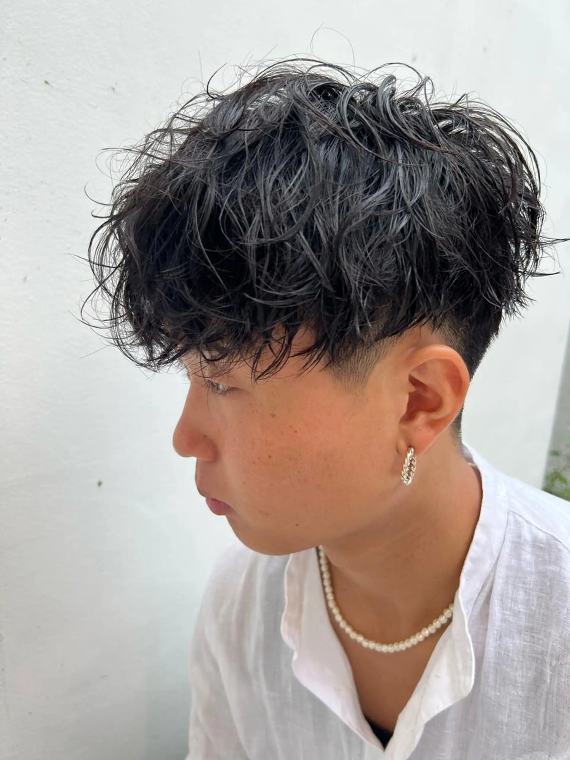 パーマ メンズ メンズパーマ スパイラルパーマ SHION men's permのヘアスタイル
