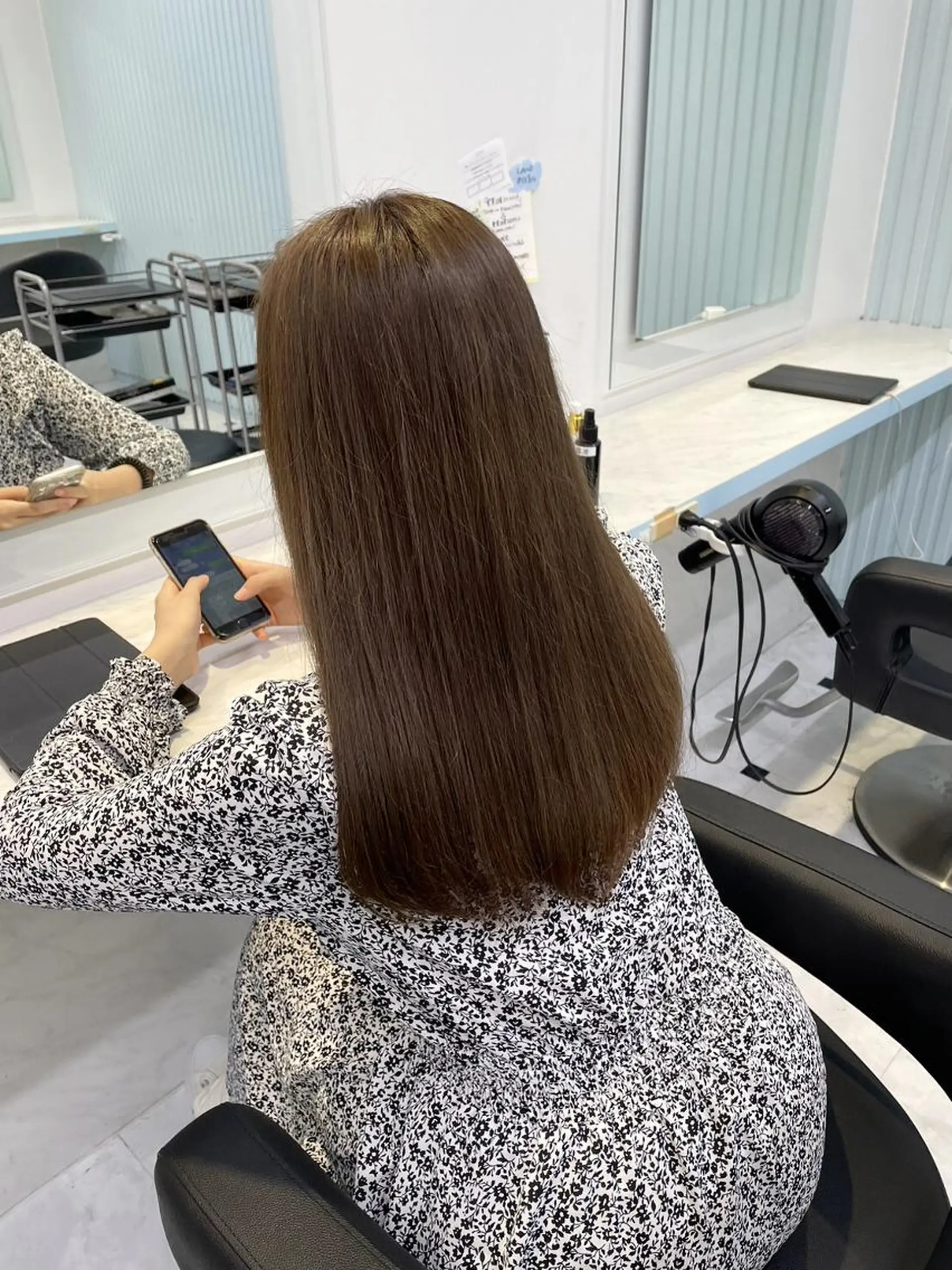 カラー 赤み消しベージュ🌿 トレンド美髪🌿福岡のヘアスタイル