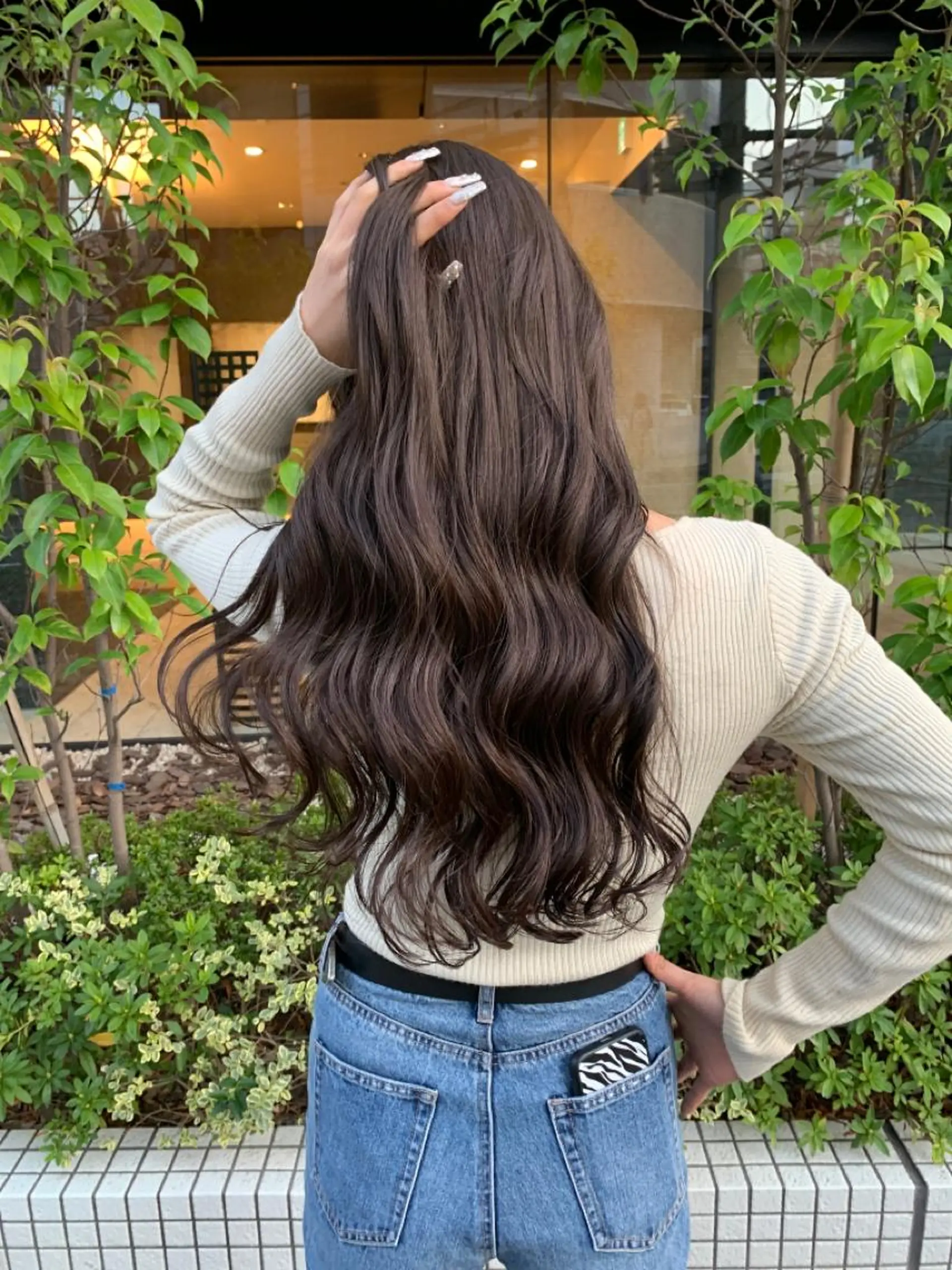 ロング カラー グレージュ カット ヘアカラー トリートメント DUMBO所属・【完全マンツー 恵比寿】佐藤 翔のヘアスタイル