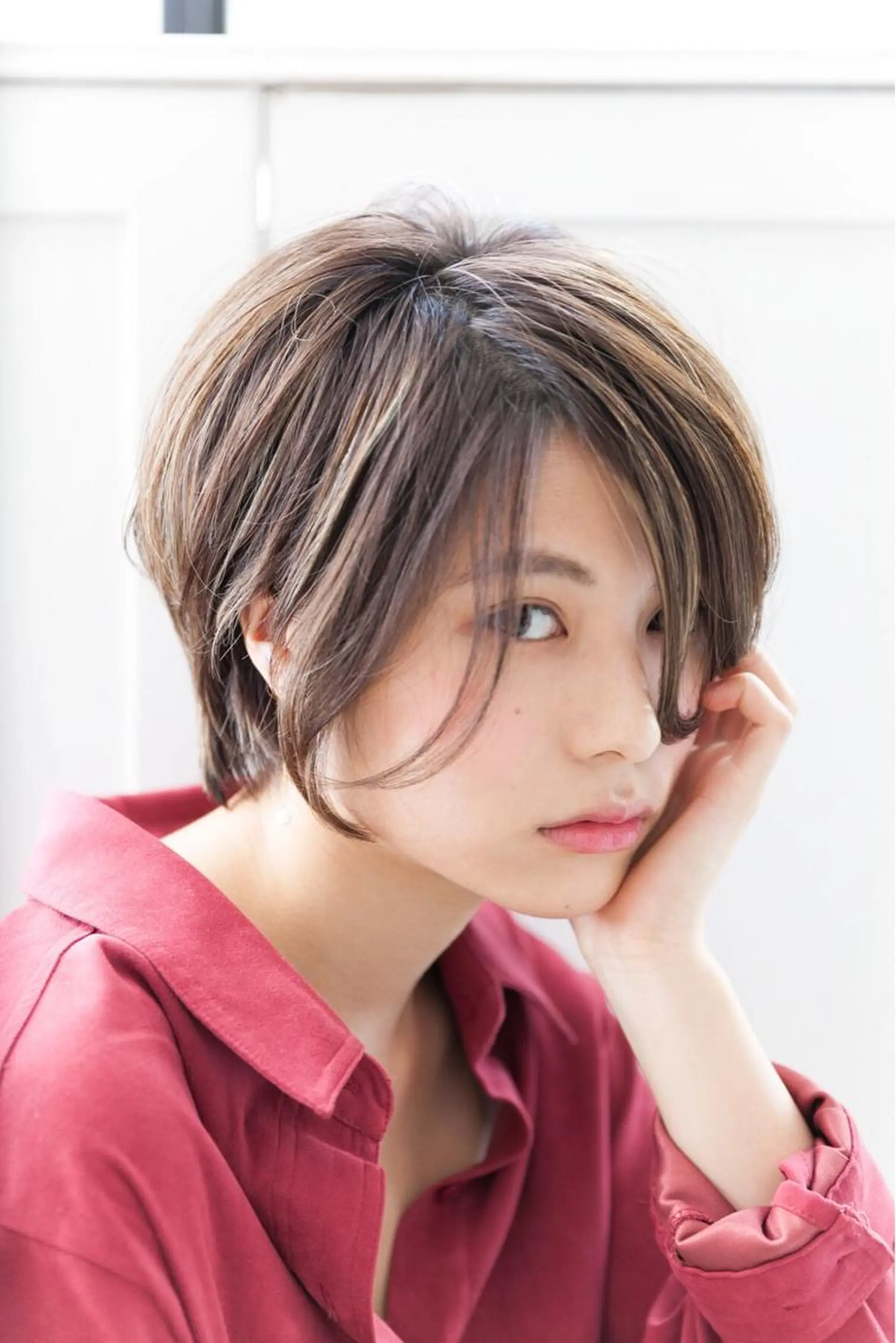 ショート カラー カット ヘアカラー トリートメント 加藤 茂之のヘアスタイル