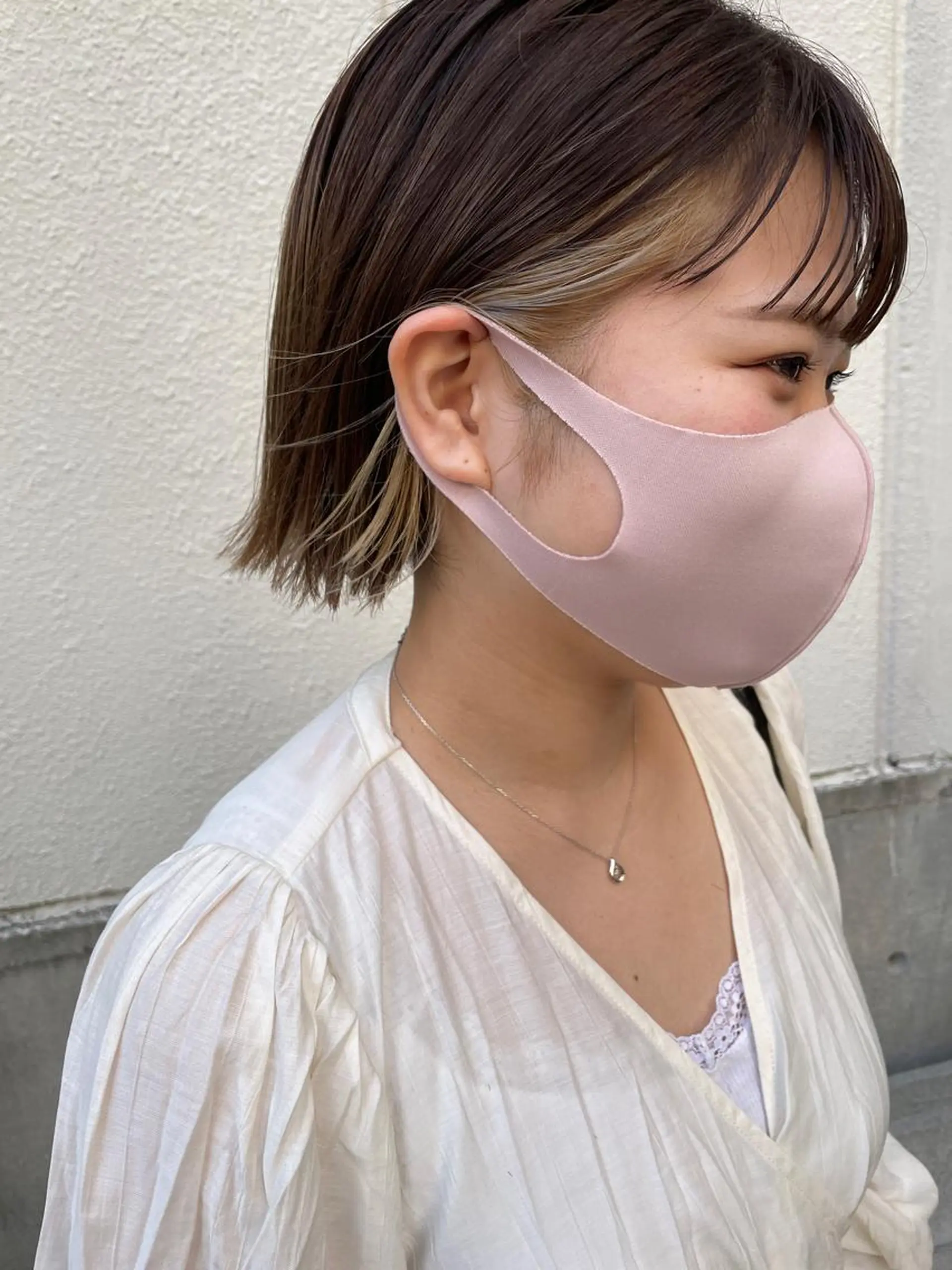 ミディアム カット ヘアカラー トリートメント さの あやねのヘアスタイル