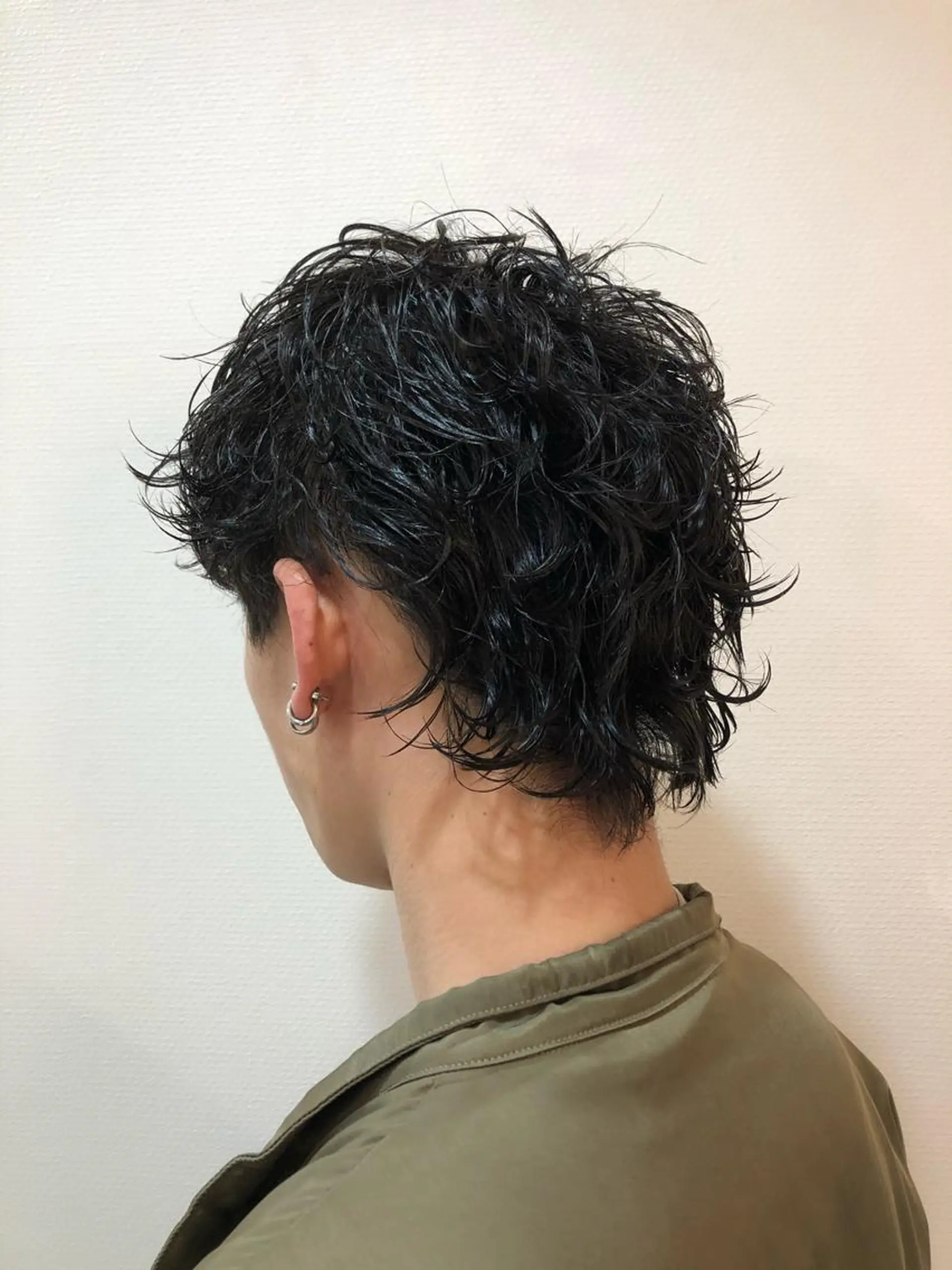 パーマ ウルフカット カット アトム/ウルフ パーマ/レイヤーのヘアスタイル