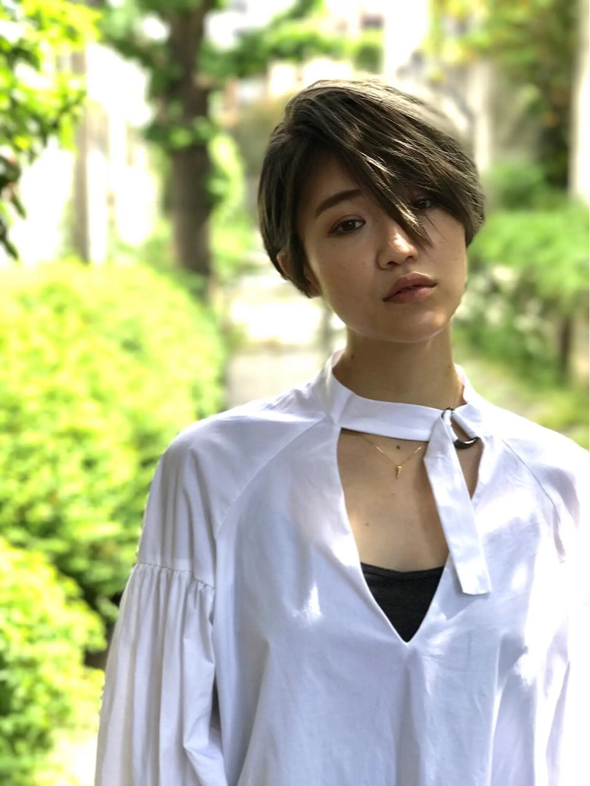 ショート カラー パーマ ショートヘア シェアサロン　salowin所属・✨ブリーチなし透明感 カラー🥇ユースケのヘアスタイル