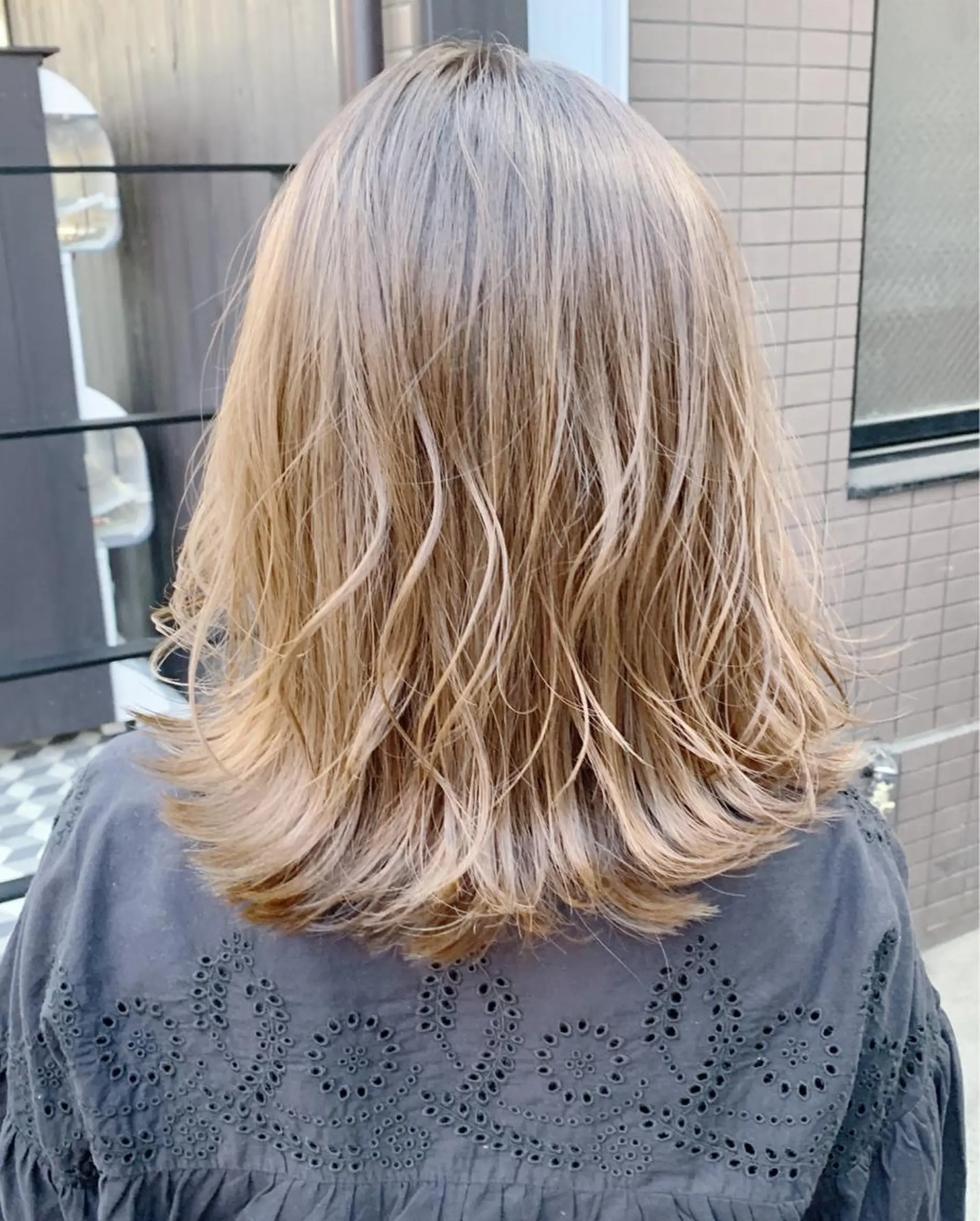 ミディアム カラー ベージュカラー ハイライトカラー ハイライト DUMBO所属・【完全マンツー 恵比寿】佐藤 翔のヘアスタイル
