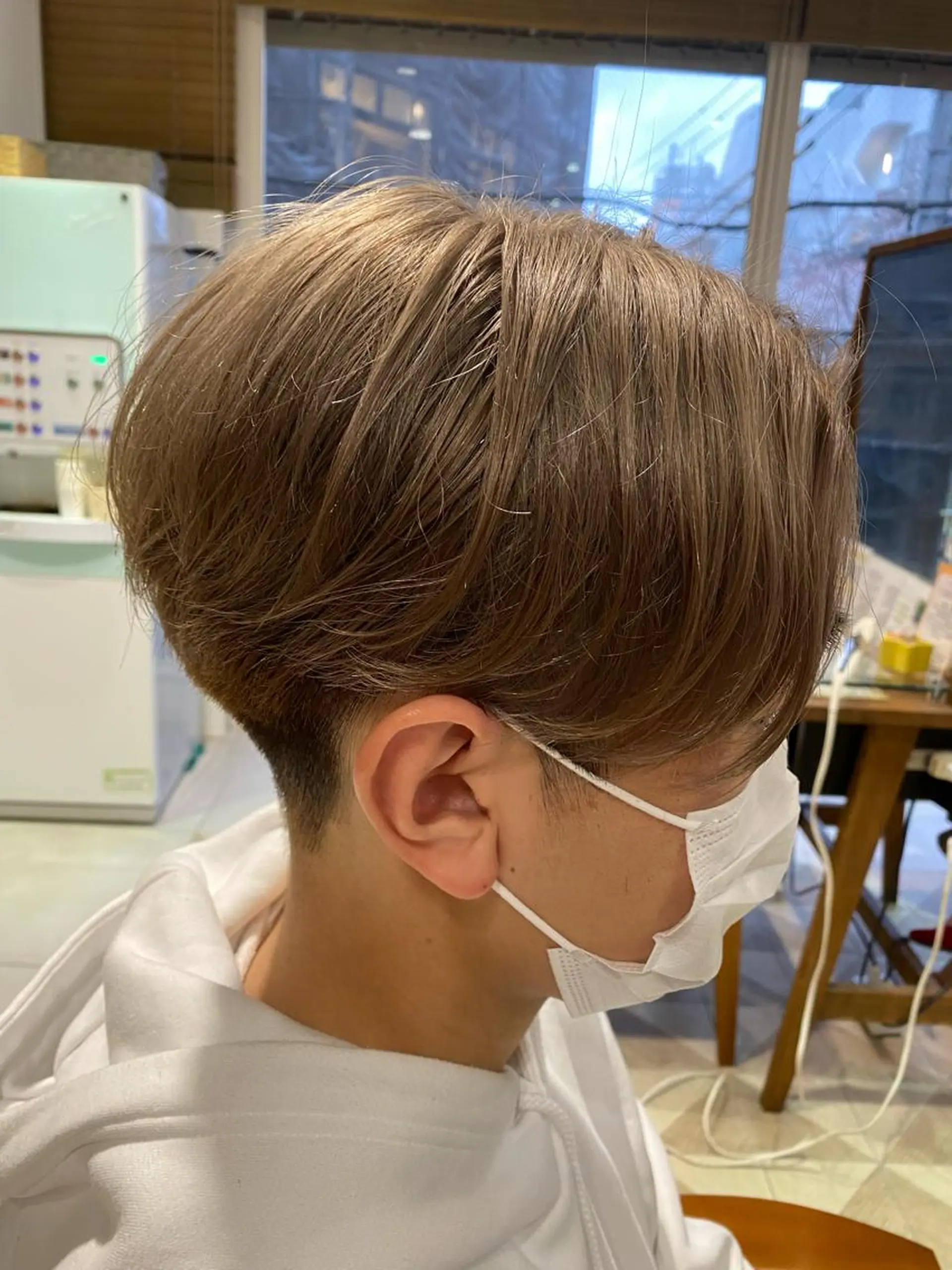 ショート カラー パーマ メンズ カット ヘアカラー メンズパーマの巨匠 鈴木純のヘアスタイル