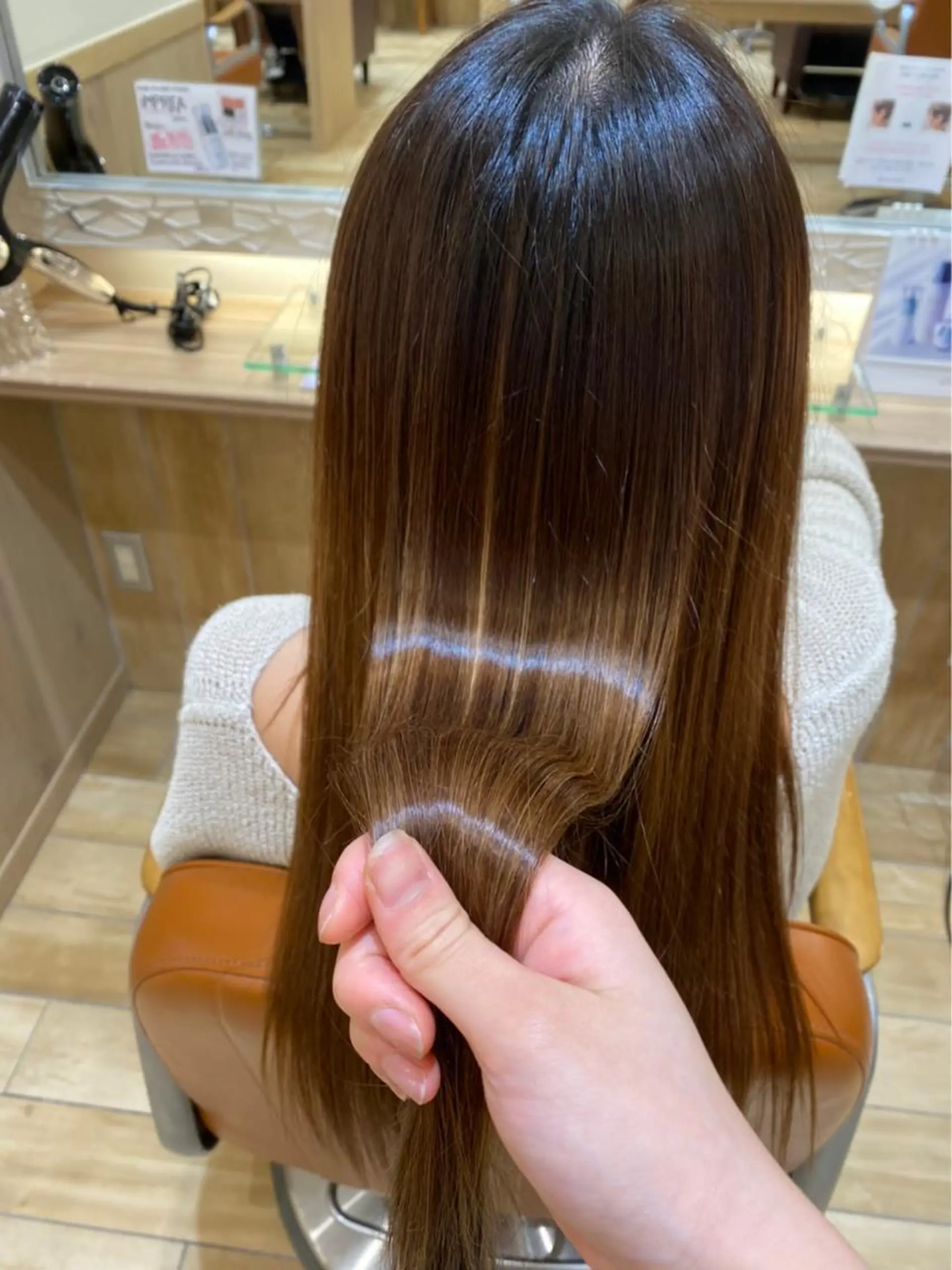 ロング トリートメント 新宿スペインカール ヨモギダのヘアスタイル