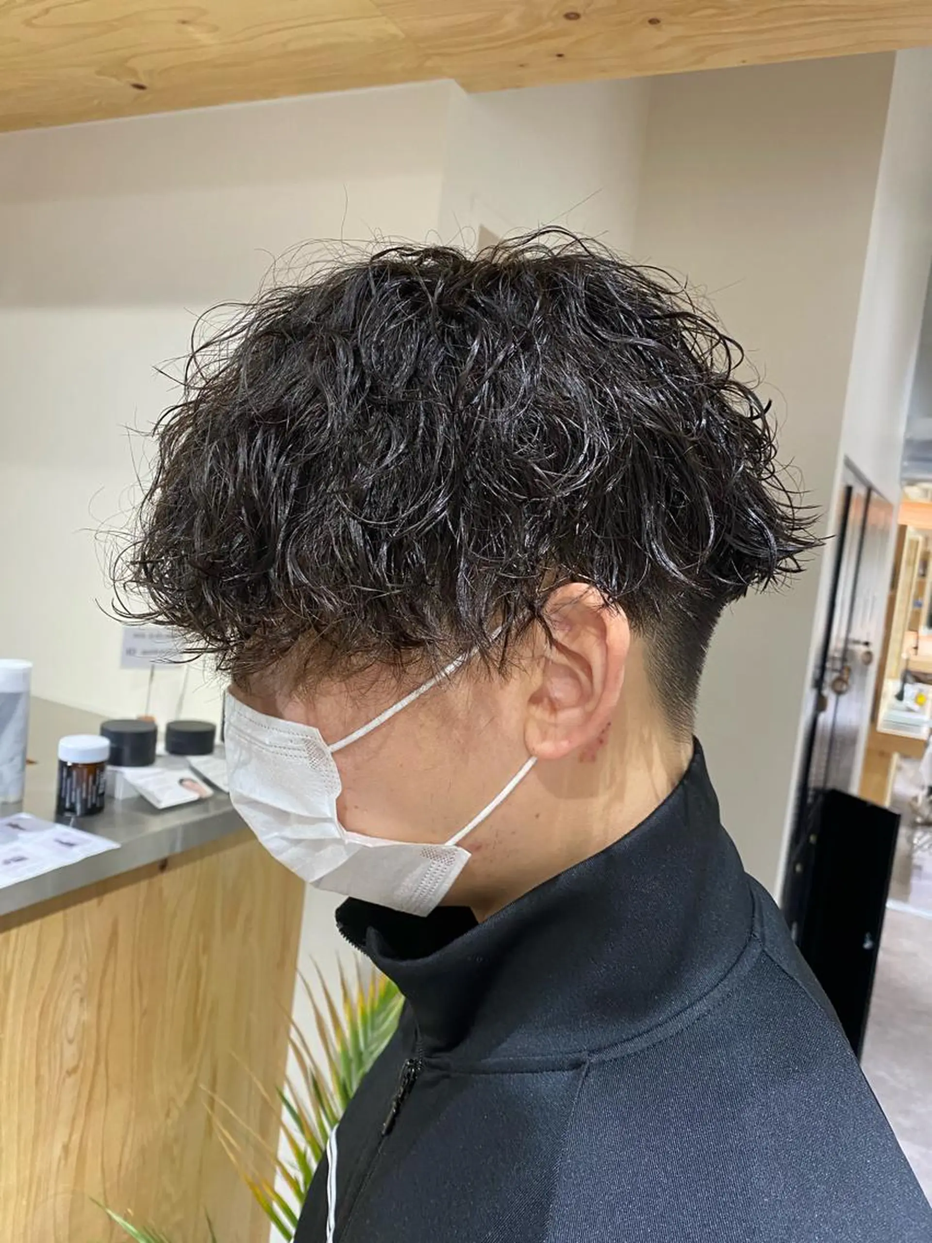 パーマ メンズ カット パーマ ヘアセット メンズブリーチカラー /パーマ ごーた立川のヘアスタイル