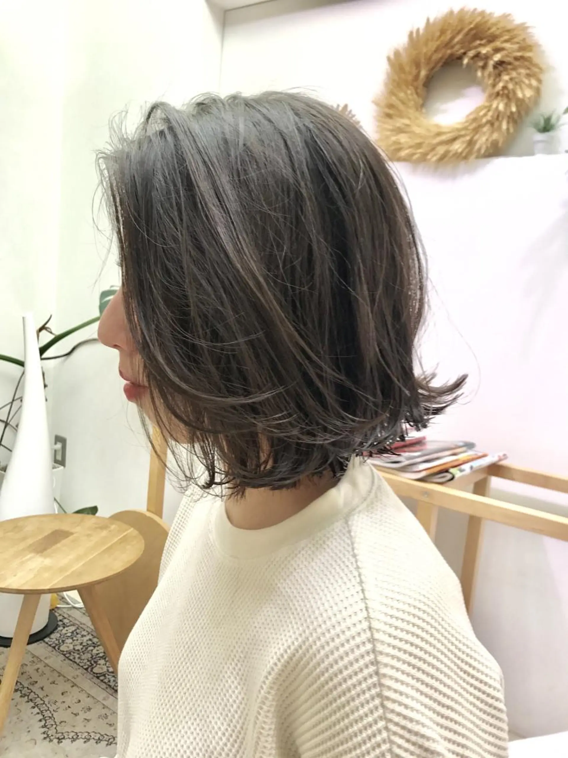 ミディアム カット トリートメント 平田 健一のヘアスタイル