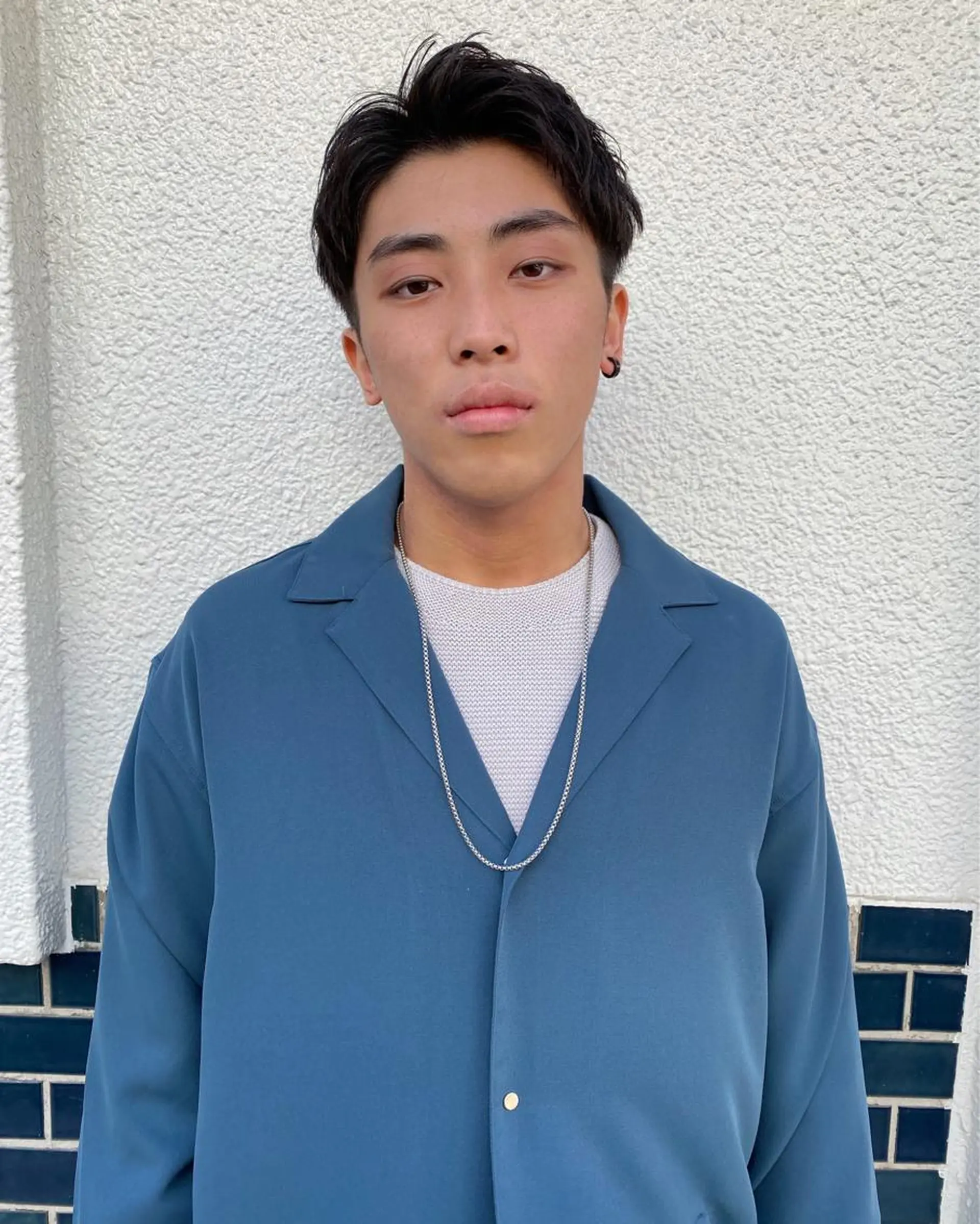 メンズ パーマ、髪質改善 カズマのヘアスタイル