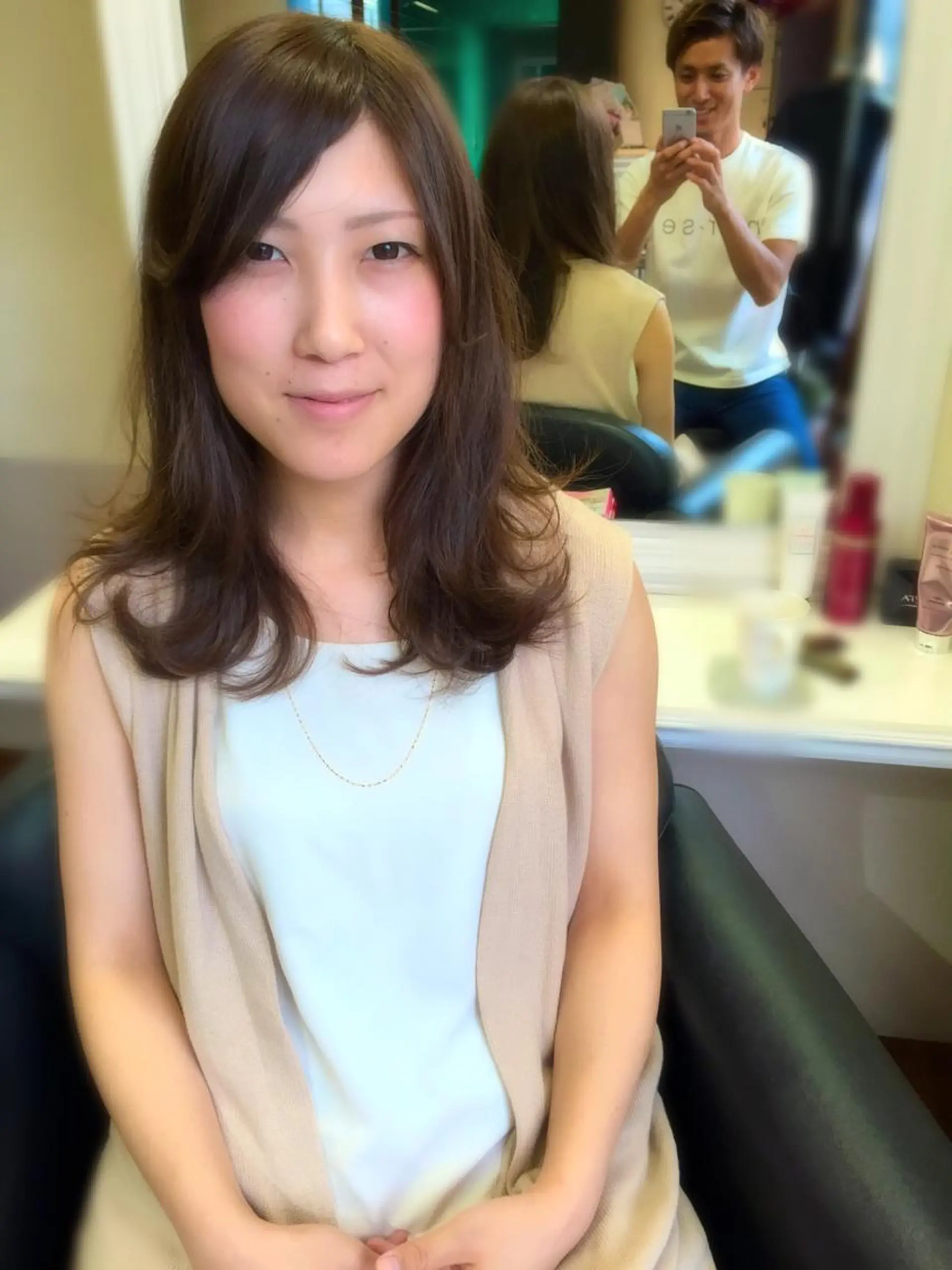 ショート ミディアム セミロング ロング カラー パーマ ヘアアレンジ メンズ アッシュ ラベンダーカラー ラベンダーアッシュ 成松 勇治のヘアスタイル