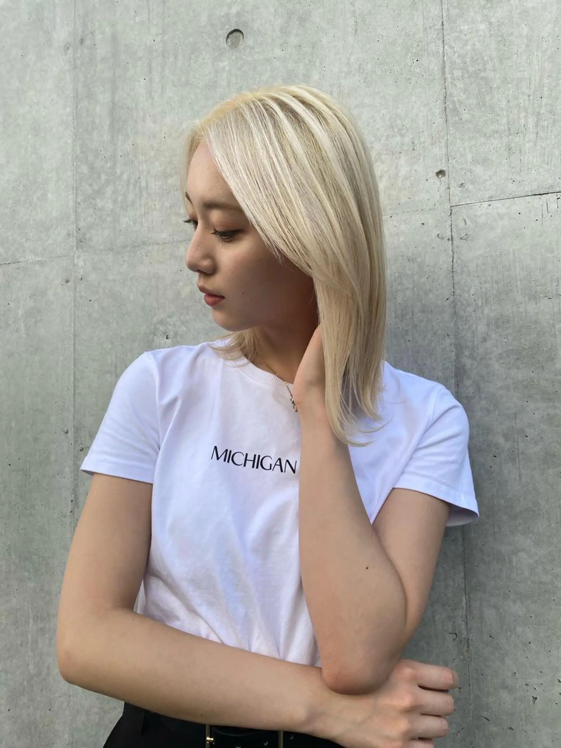 ミディアム カラー ヘアカラー ✨Riria✨ ブリーチなしカラーのヘアスタイル