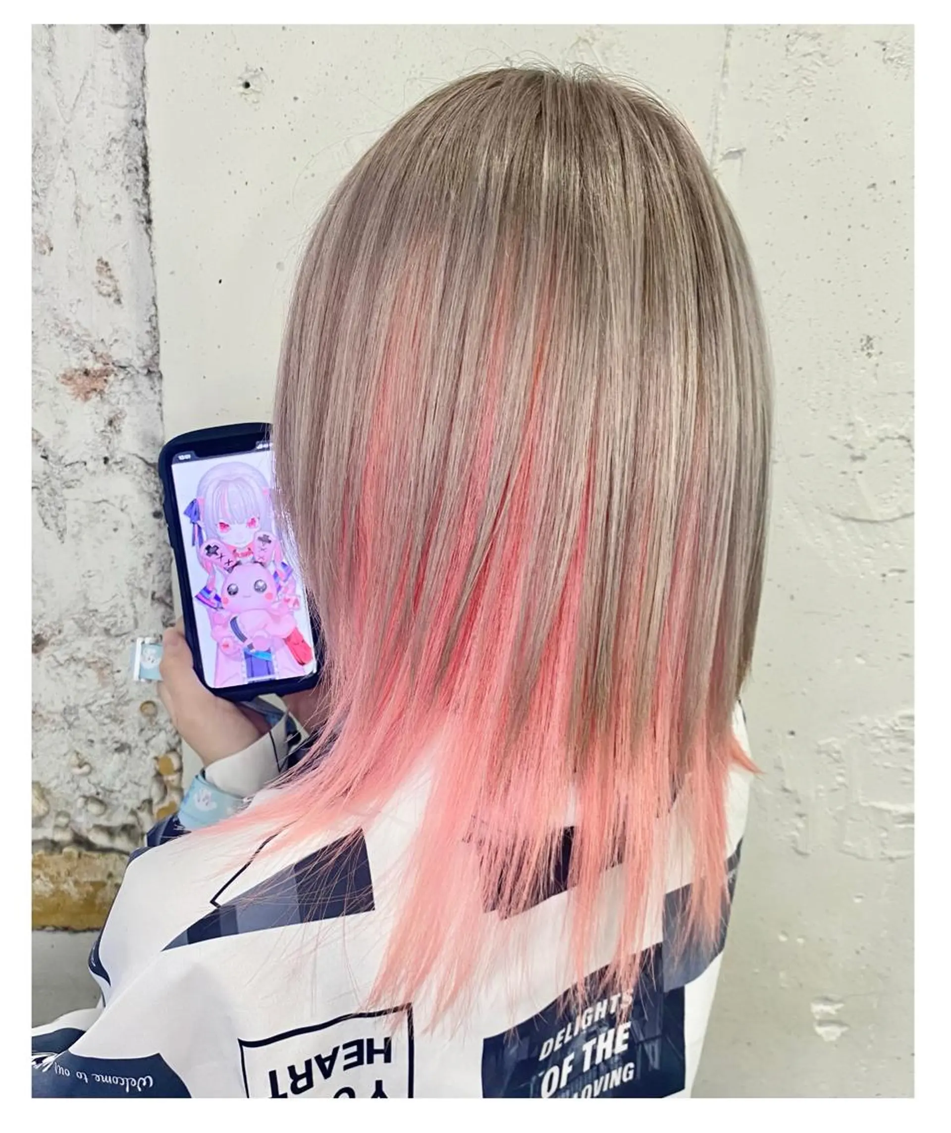 ミディアム カラー ヘアカラー GARU-ガル-所属・TSUNO🦖 派手髪/オタク美容師のヘアスタイル