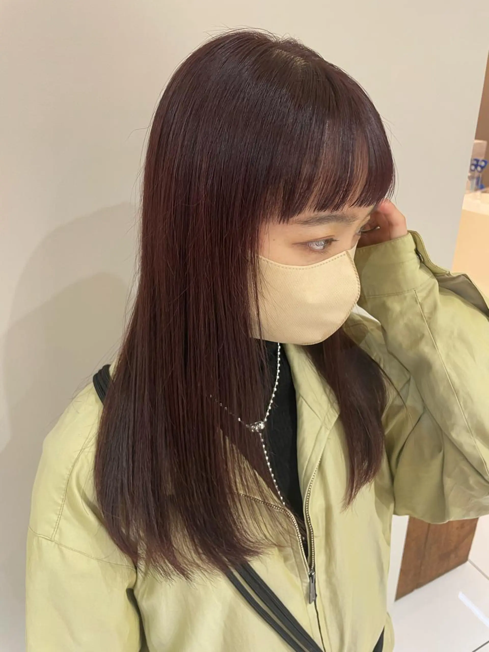 ロング カラー オン眉 Roops所属・マツエクモデル募集中 /表参道/宇佐見綾花のマツエク・マツパデザイン