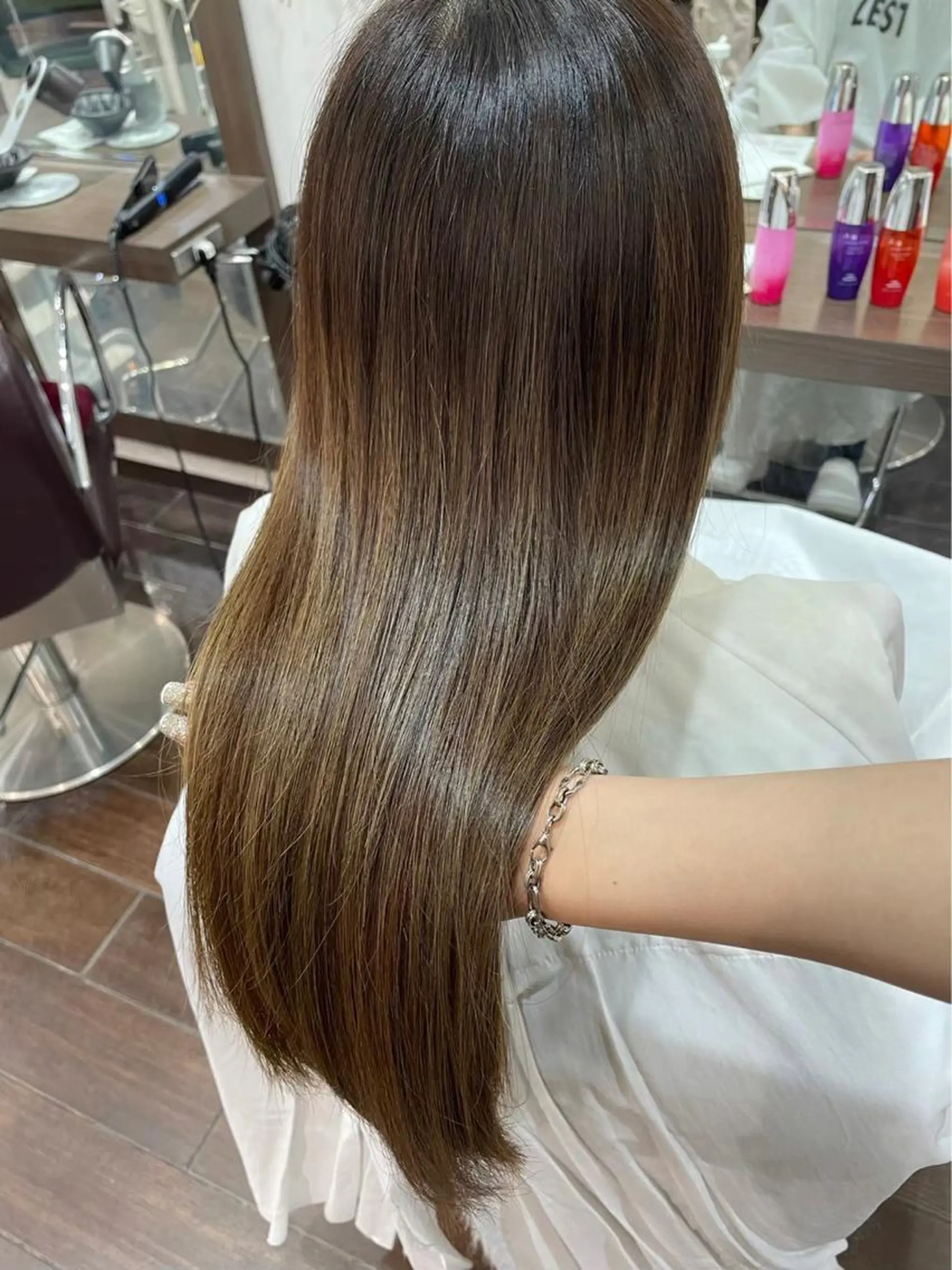ロング カラー ブリーチ ケアブリーチ ダブルカラー イヤリングカラー グラデーションカラー カット トリートメント 艶髪ハイトーン/ AYAKA🌙のヘアスタイル