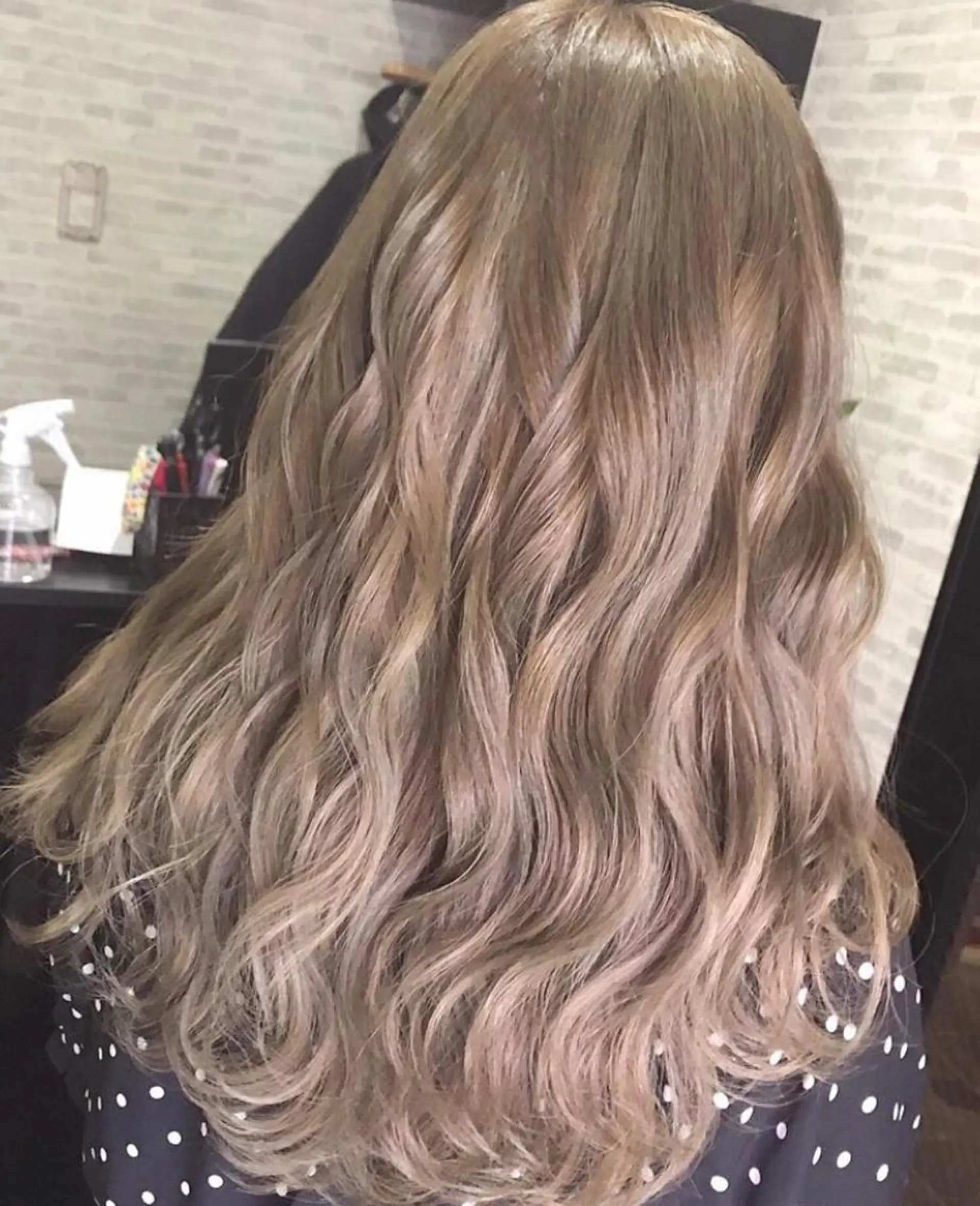 ロング ヘアカラー 最高級シールエクステ 💜Fave/あかねのヘアスタイル