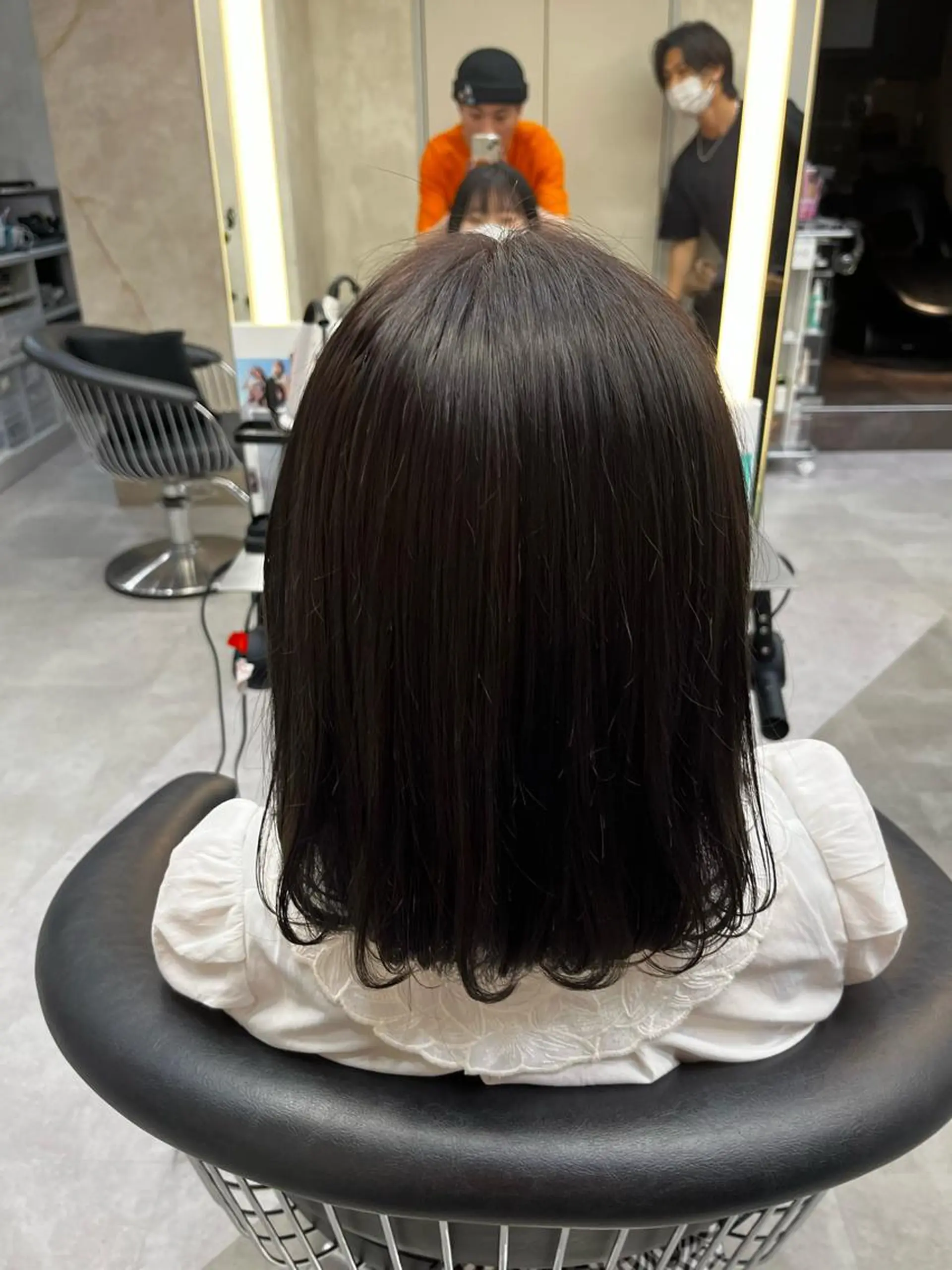 ミディアム 池袋/似合わせ/縮毛 髪質改善【ugen】のヘアスタイル