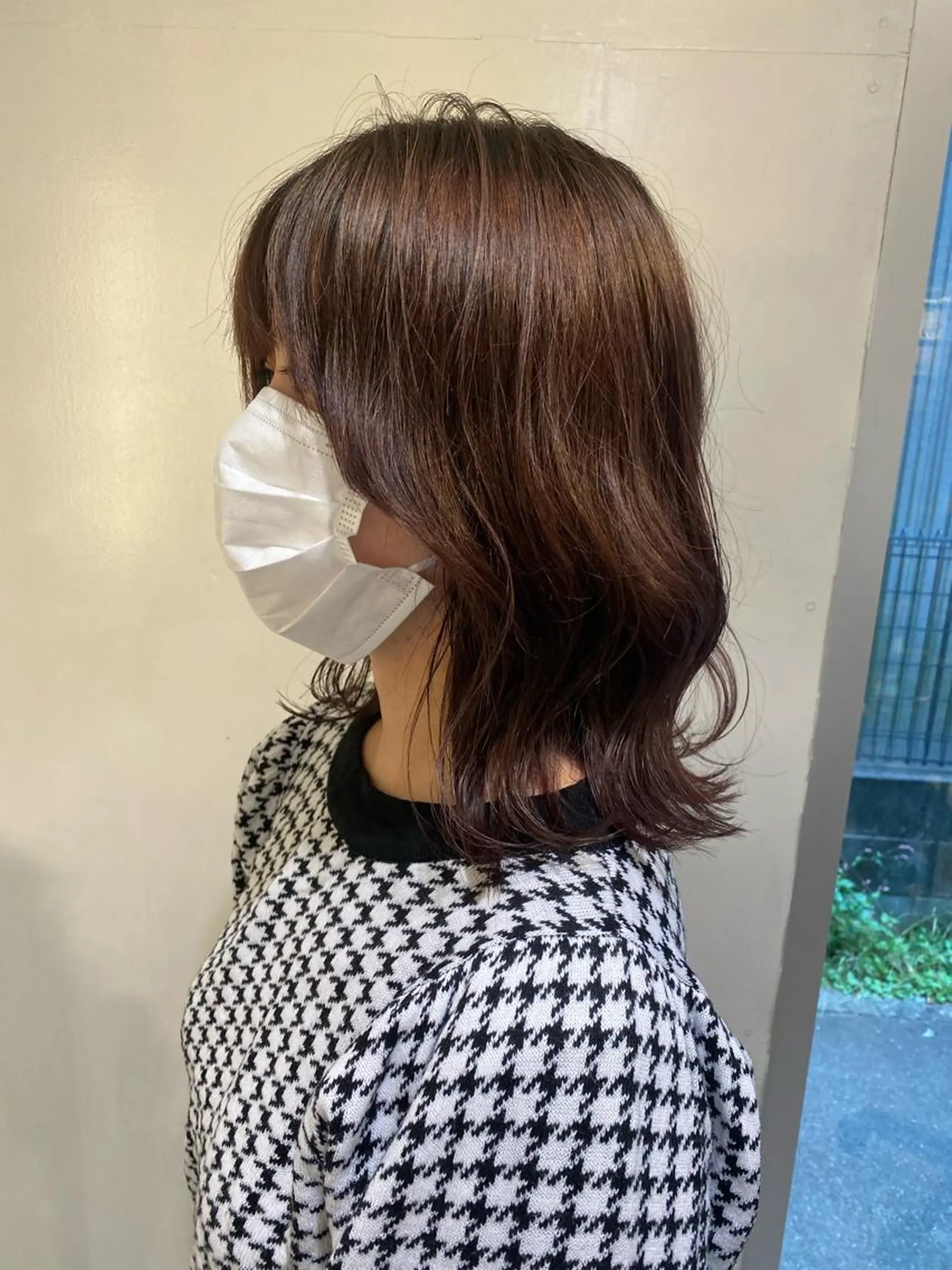 セミロング ヘアカラー 西山 恵太郎のヘアスタイル